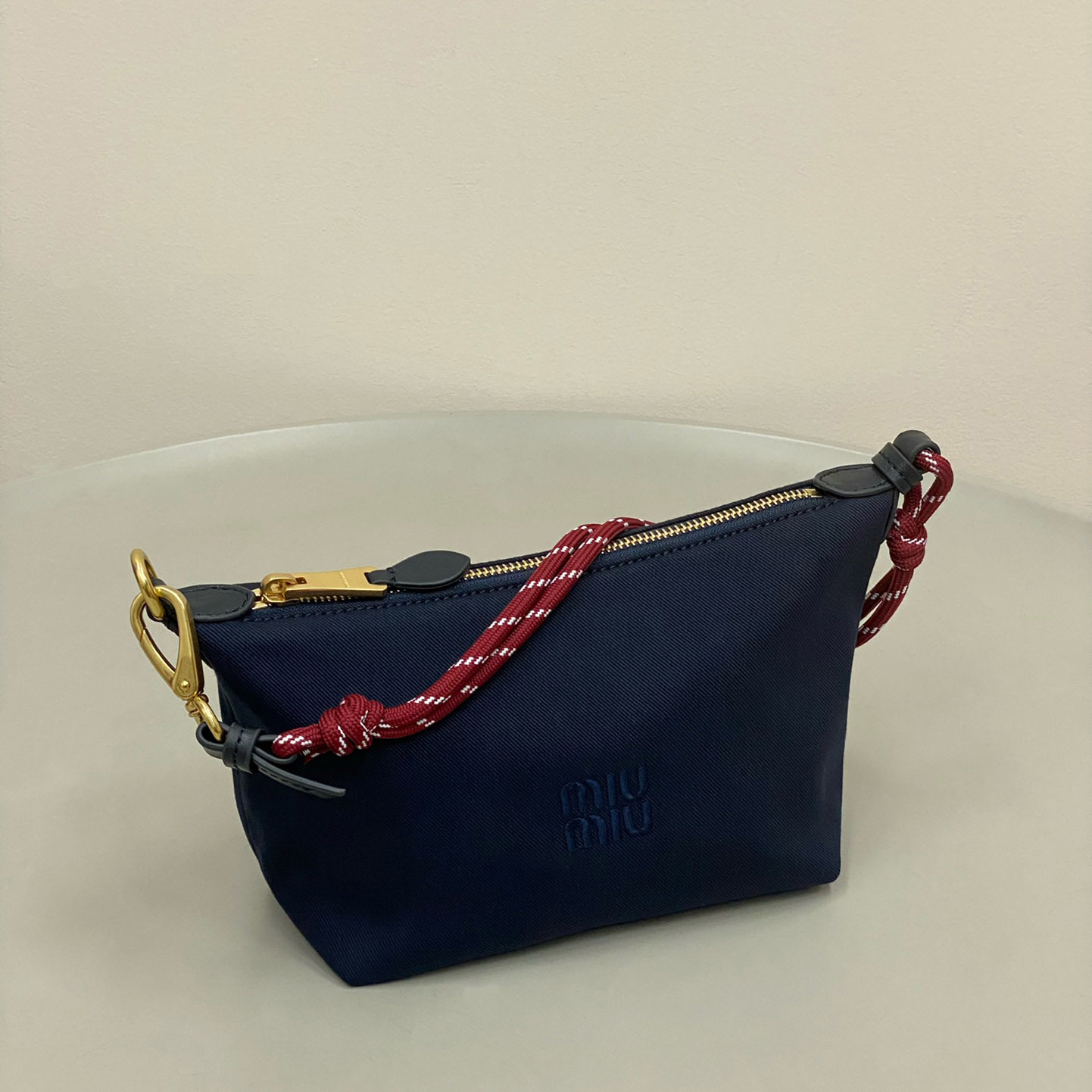 Miu Miu Gabardine Pouch - DesignerGu