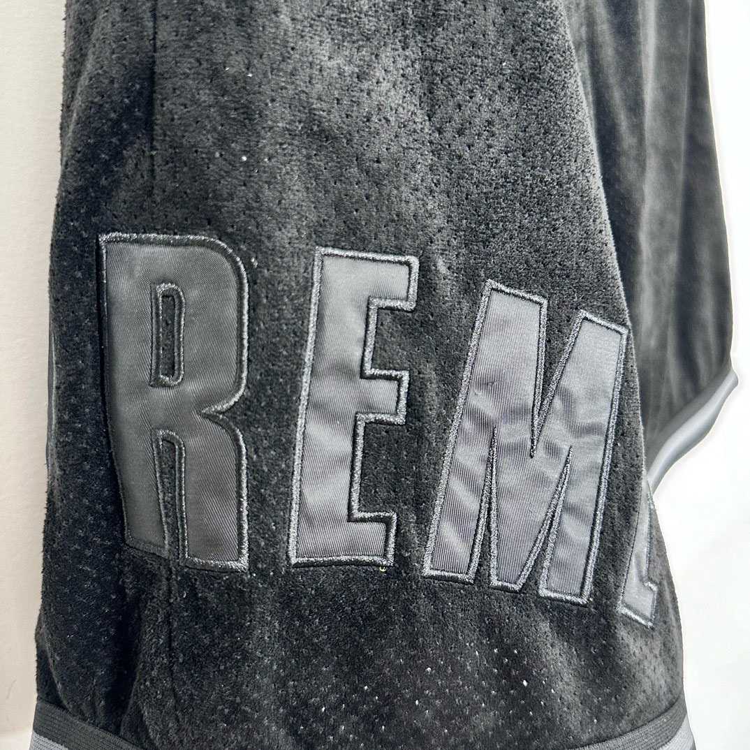 Supreme Ultrasuede Mesh Short 'Black' - DesignerGu