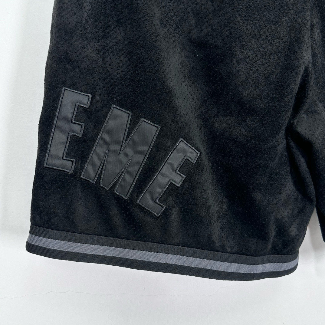 Supreme Ultrasuede Mesh Short 'Black' - DesignerGu