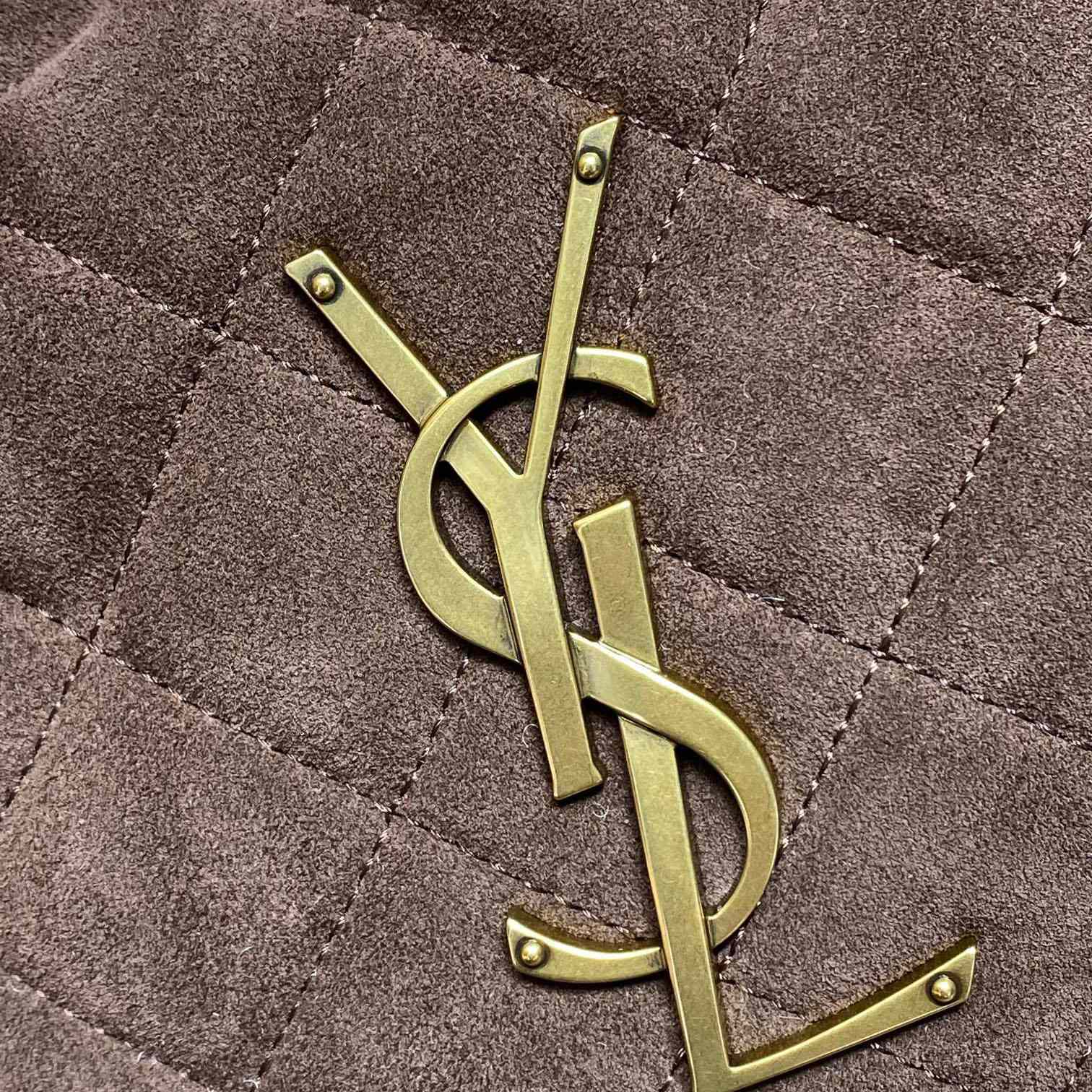 Saint Laurent Icarino In Quilted Suede - DesignerGu