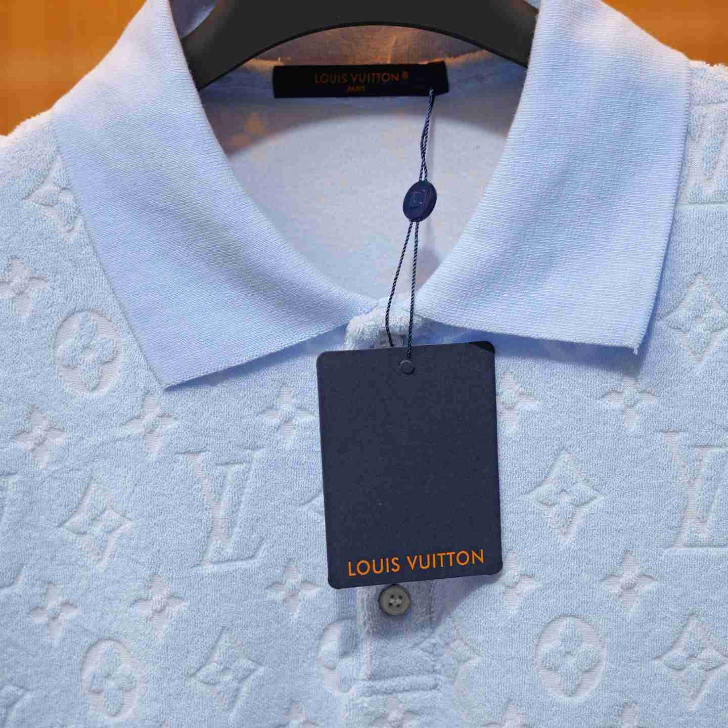 Louis Vuitton Monogram French Terry Polo Shirt 1AK7KL - DesignerGu