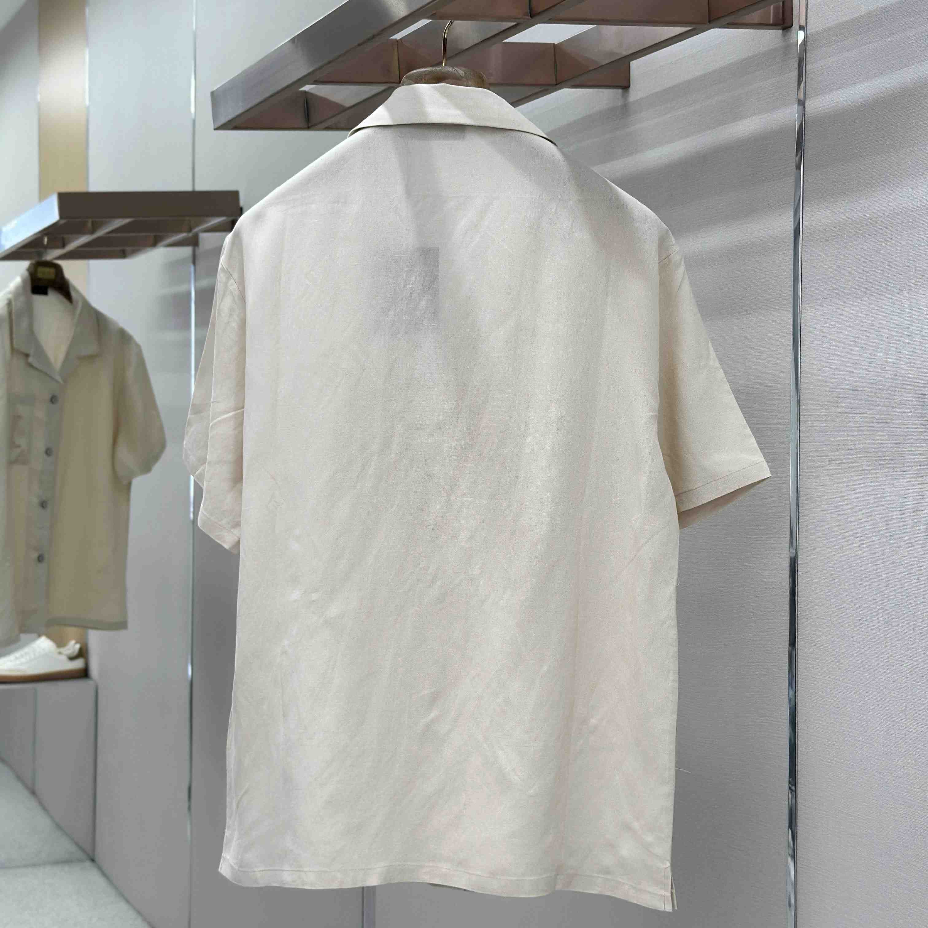 Louis Vuitton Embroidered Short-Sleeved Shirt - DesignerGu