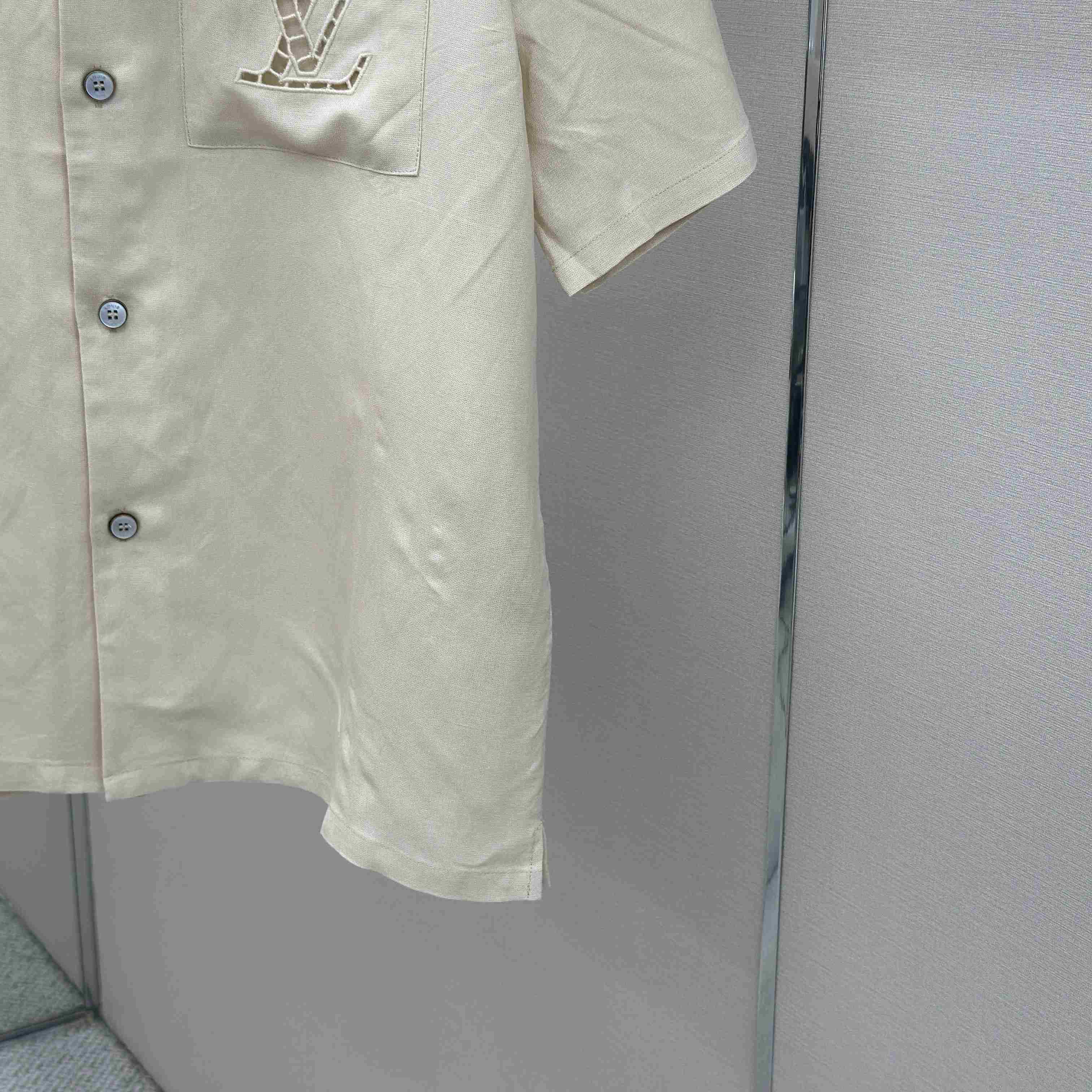 Louis Vuitton Embroidered Short-Sleeved Shirt - DesignerGu