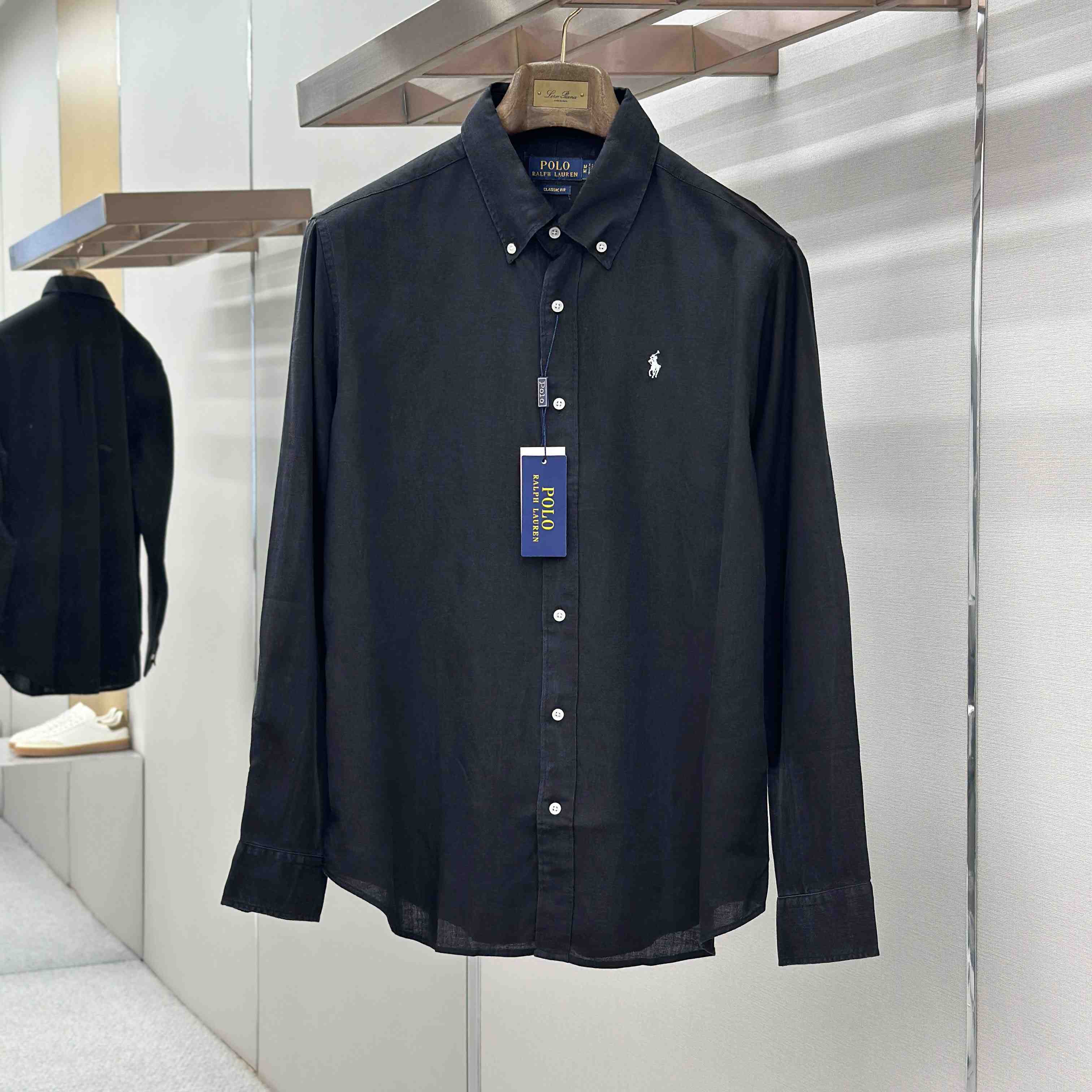  Ralph Lauren Classic Fit Linen Shirt - DesignerGu