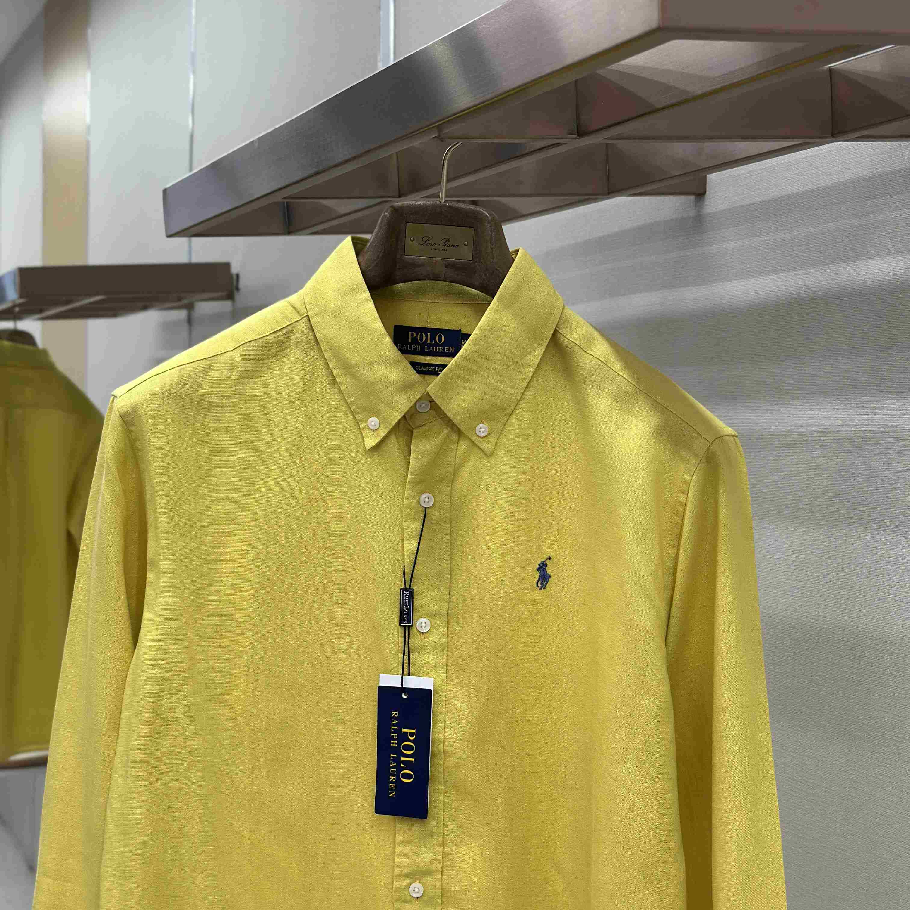  Ralph Lauren Classic Fit Linen Shirt - DesignerGu