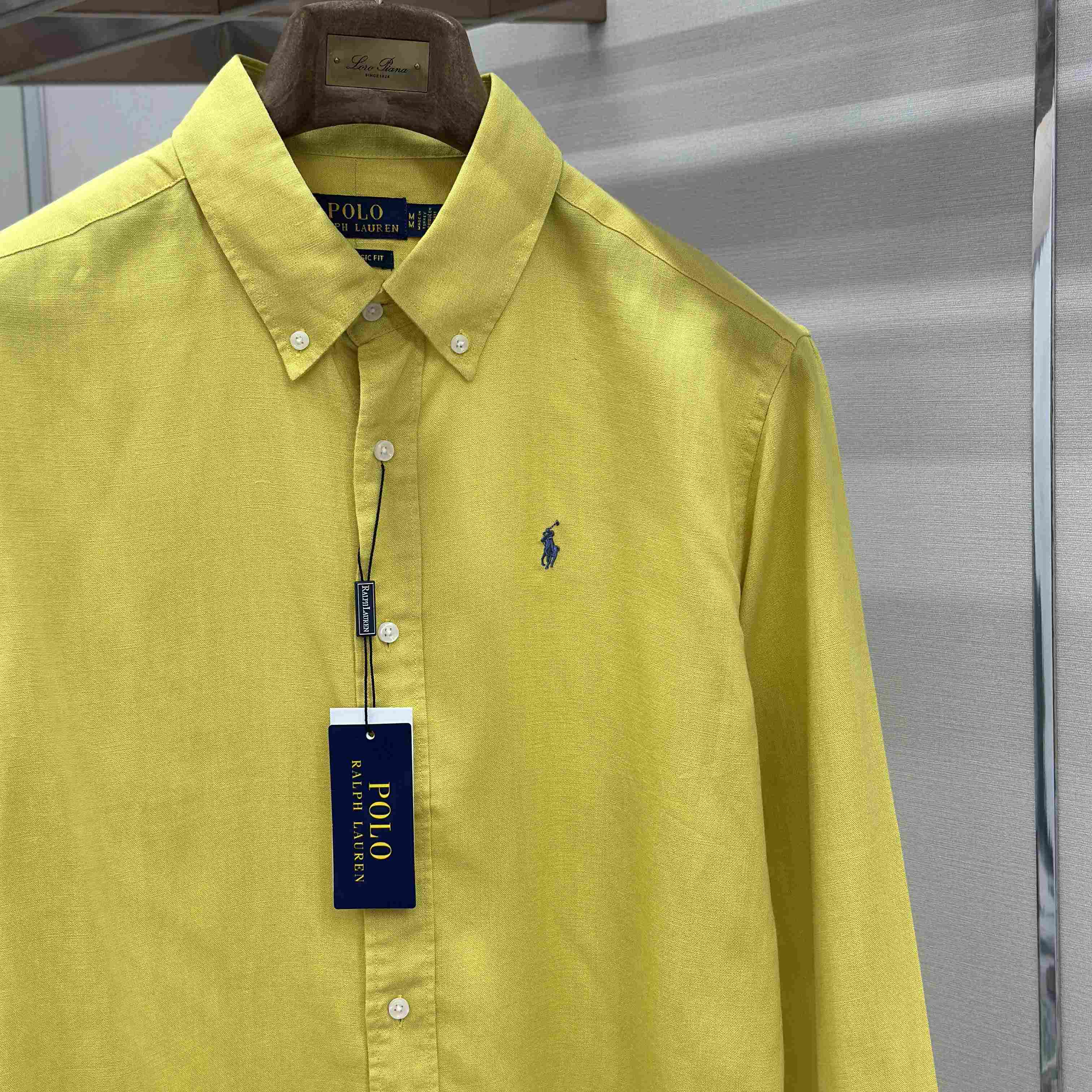  Ralph Lauren Classic Fit Linen Shirt - DesignerGu