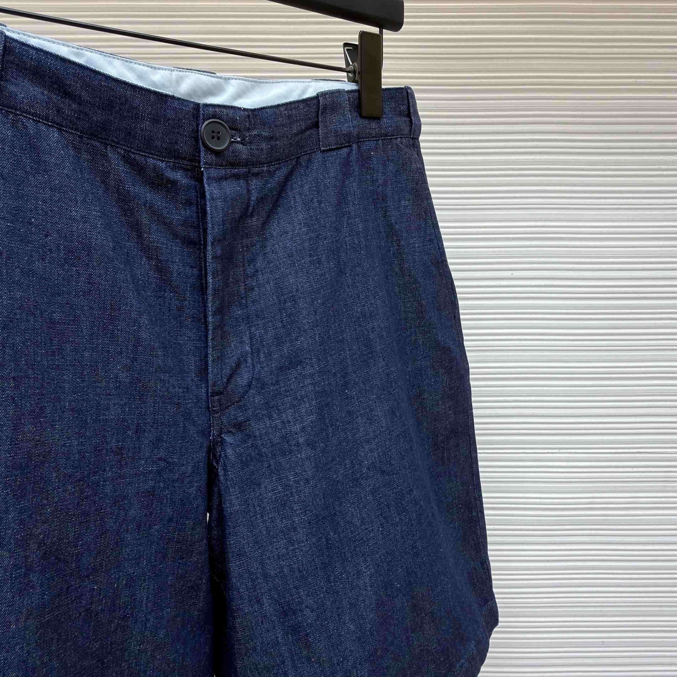 Prada Cotton Denim Bermuda Shorts - DesignerGu