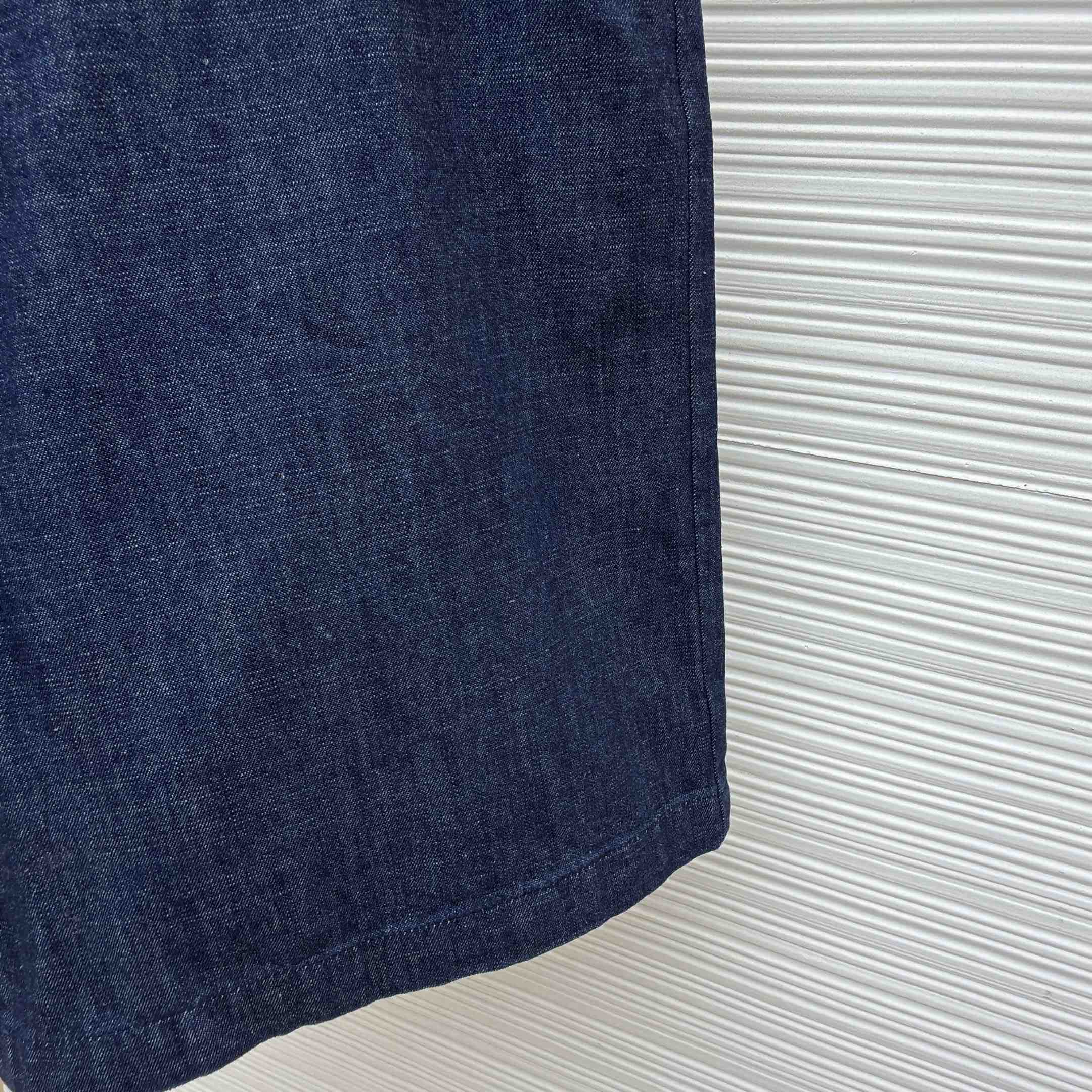 Prada Cotton Denim Bermuda Shorts - DesignerGu