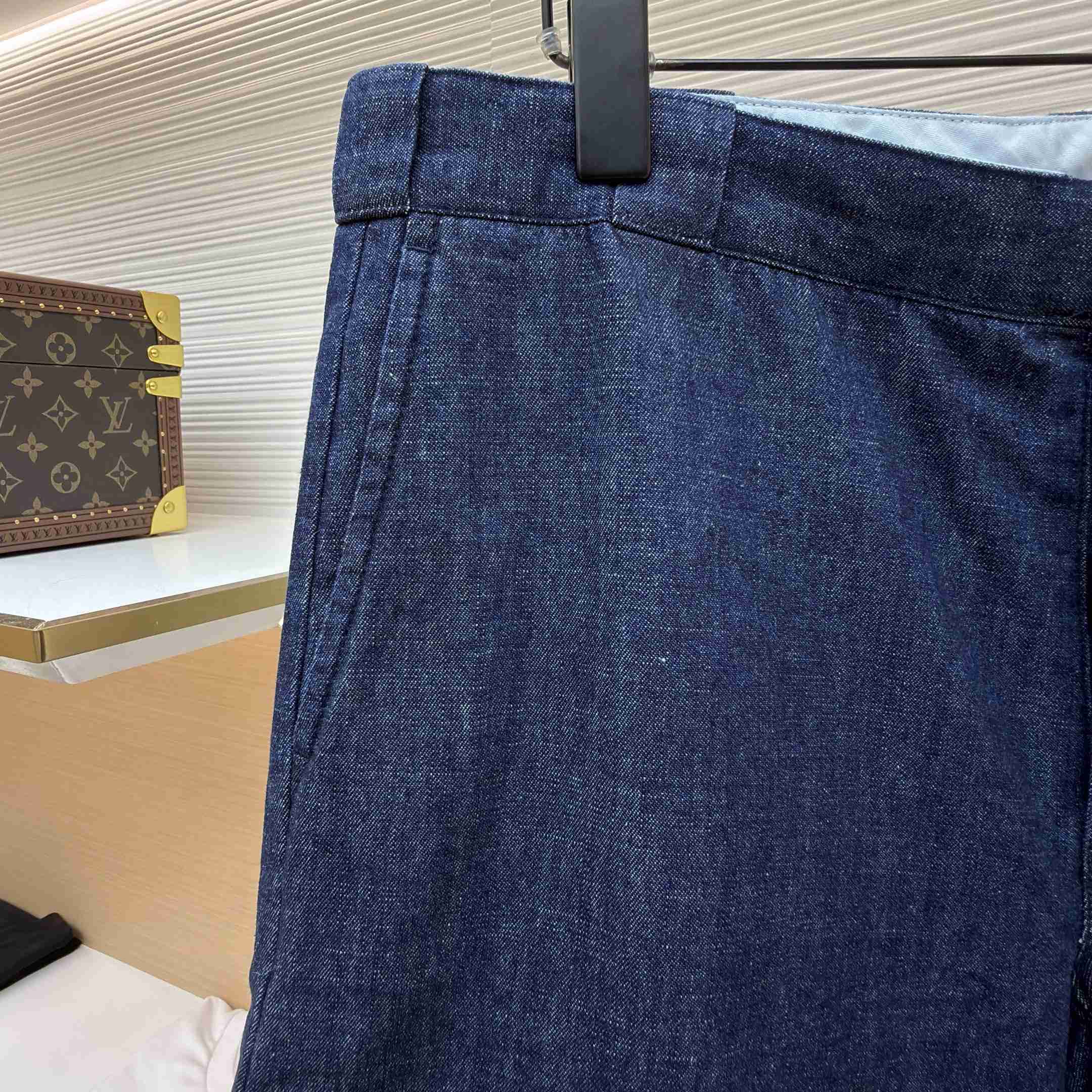 Prada Cotton Denim Bermuda Shorts - DesignerGu