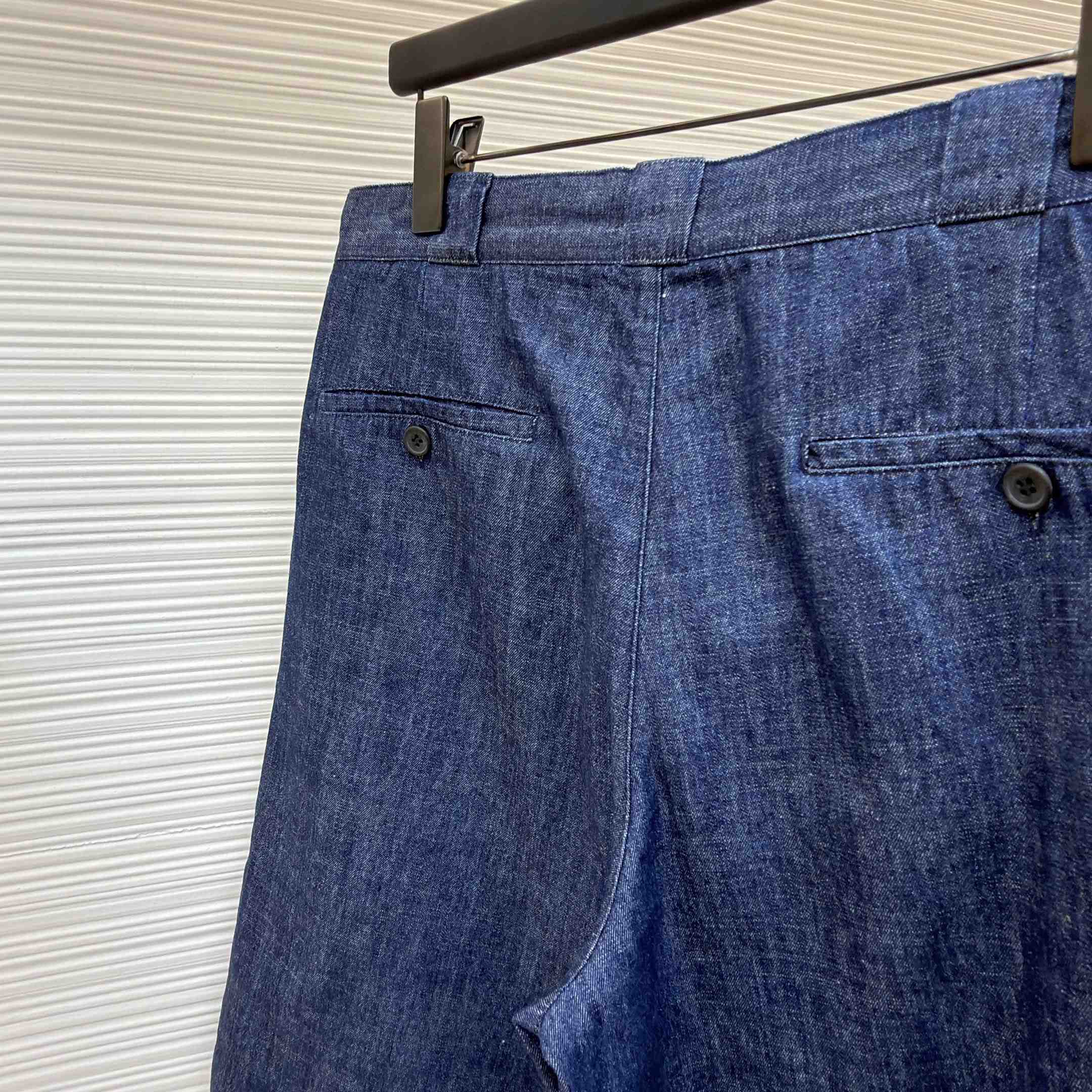 Prada Cotton Denim Bermuda Shorts - DesignerGu