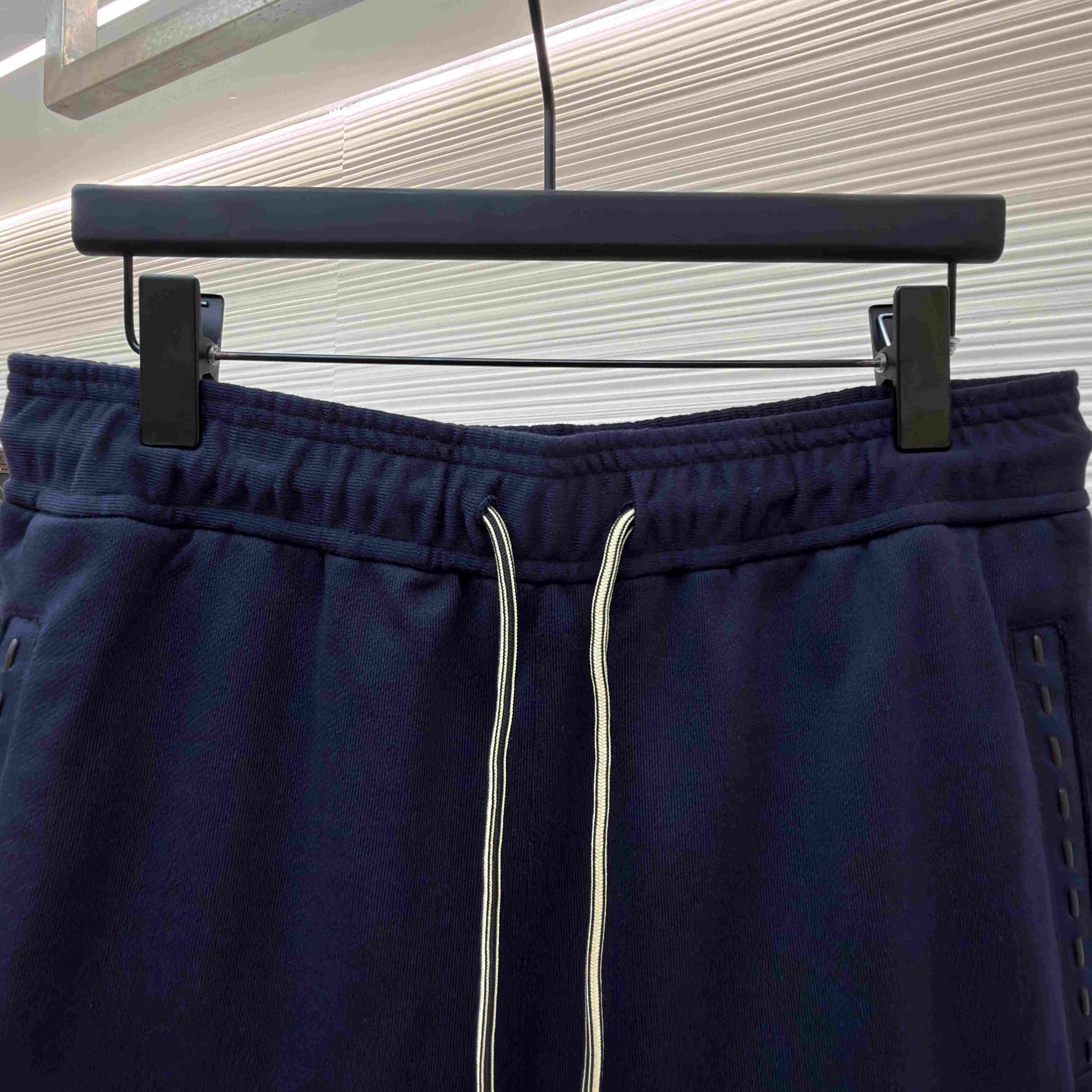 Fendi Navy Blue Cotton Shorts - DesignerGu