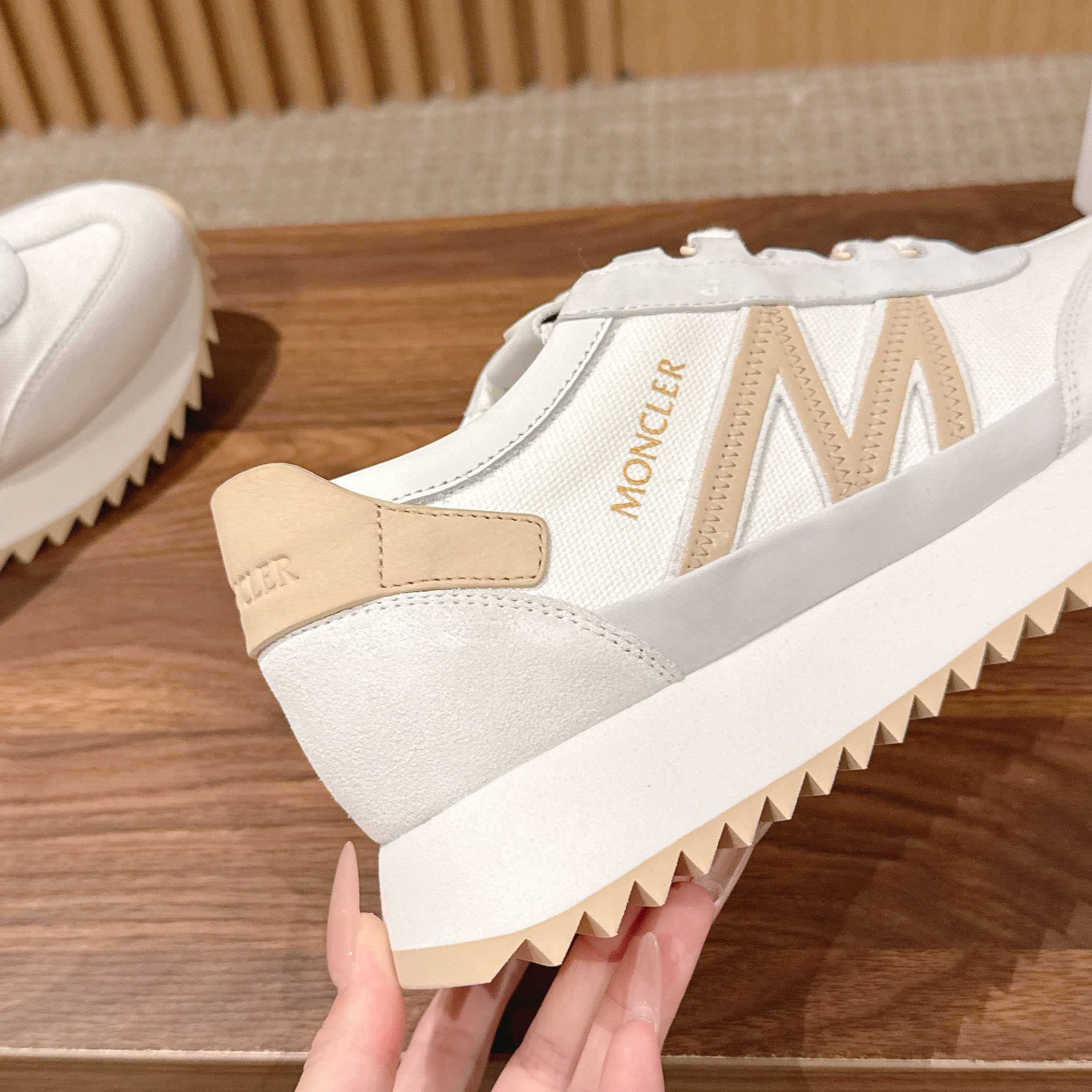 Moncler Pacey2 Suede & Nubuck Sneakers - DesignerGu