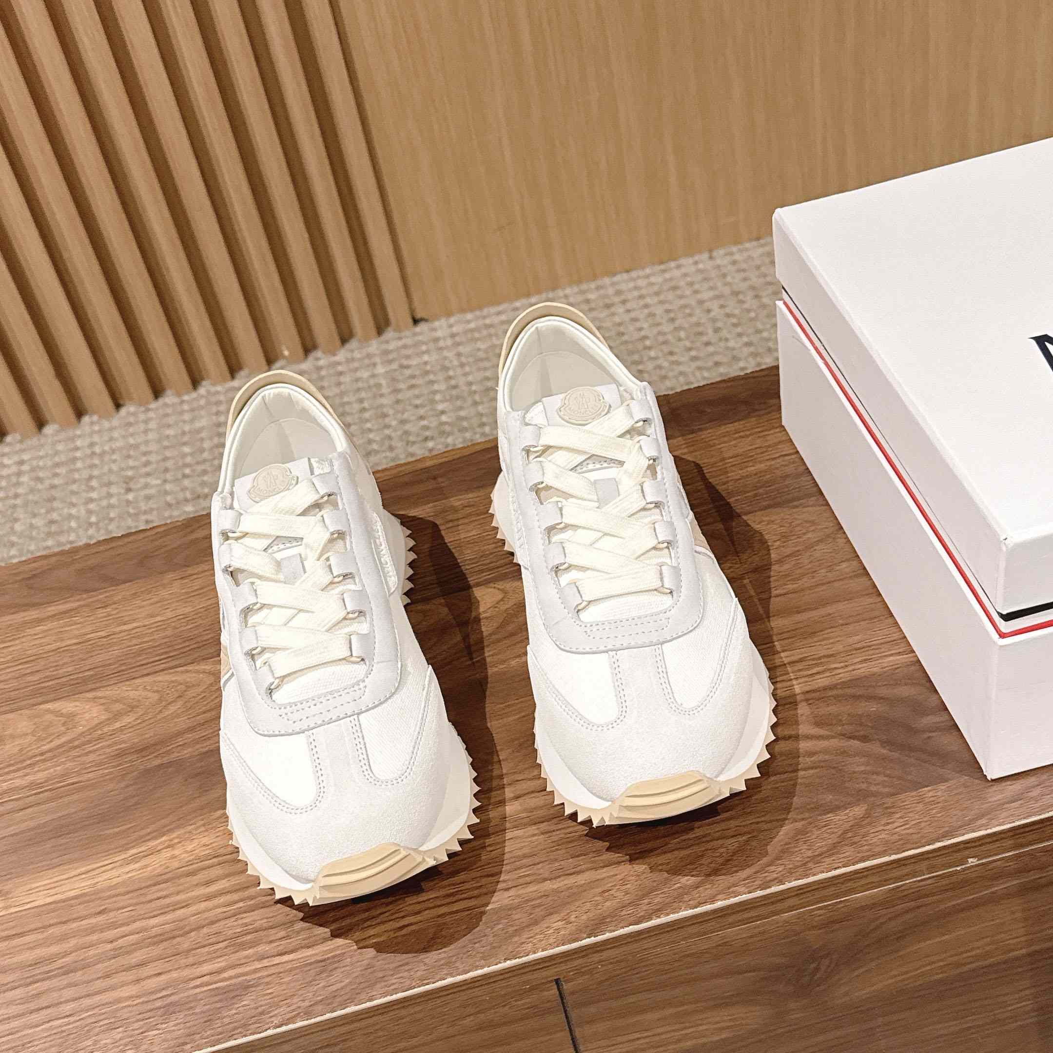 Moncler Pacey2 Suede & Nubuck Sneakers - DesignerGu