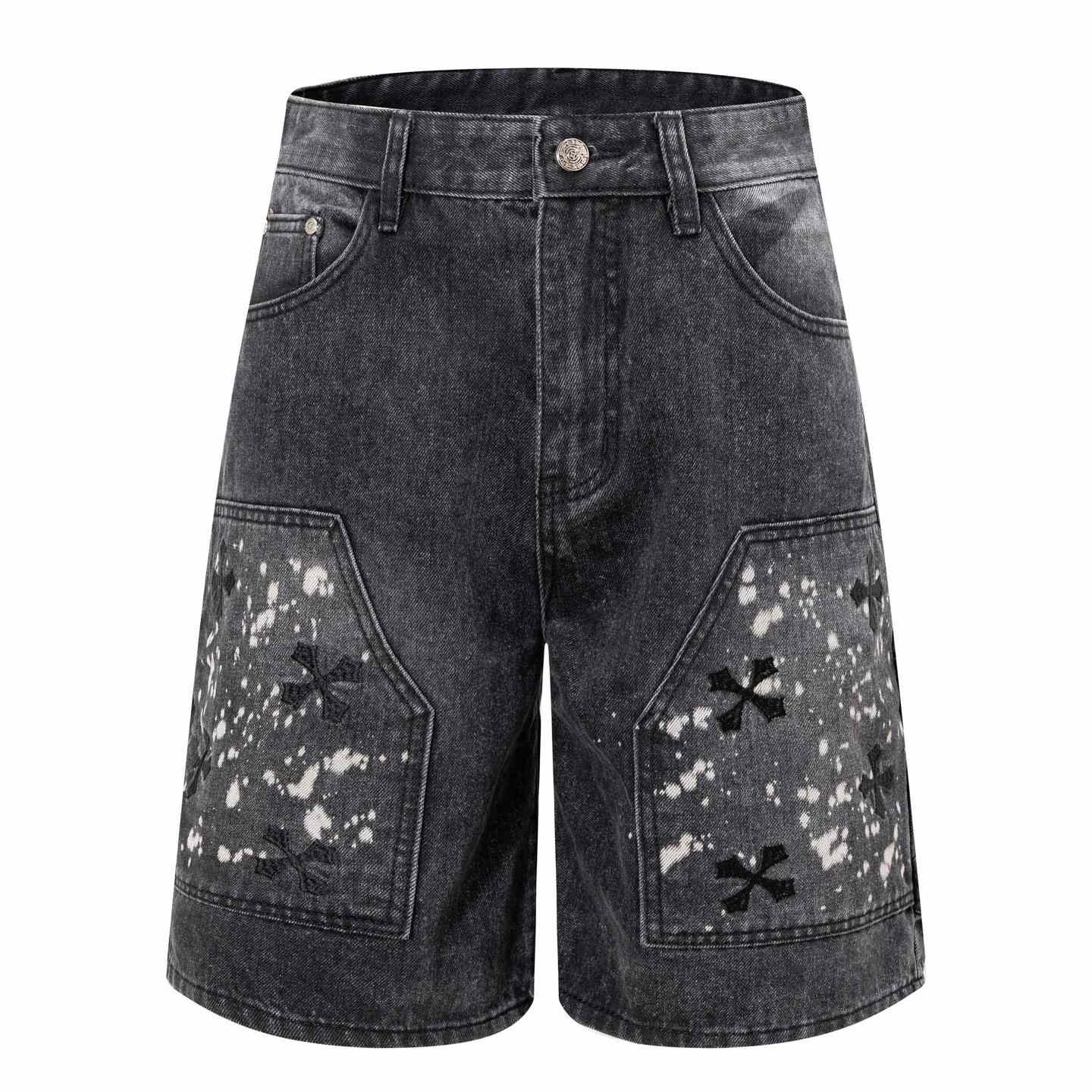 Chrome Hearts Denim Shorts - DesignerGu