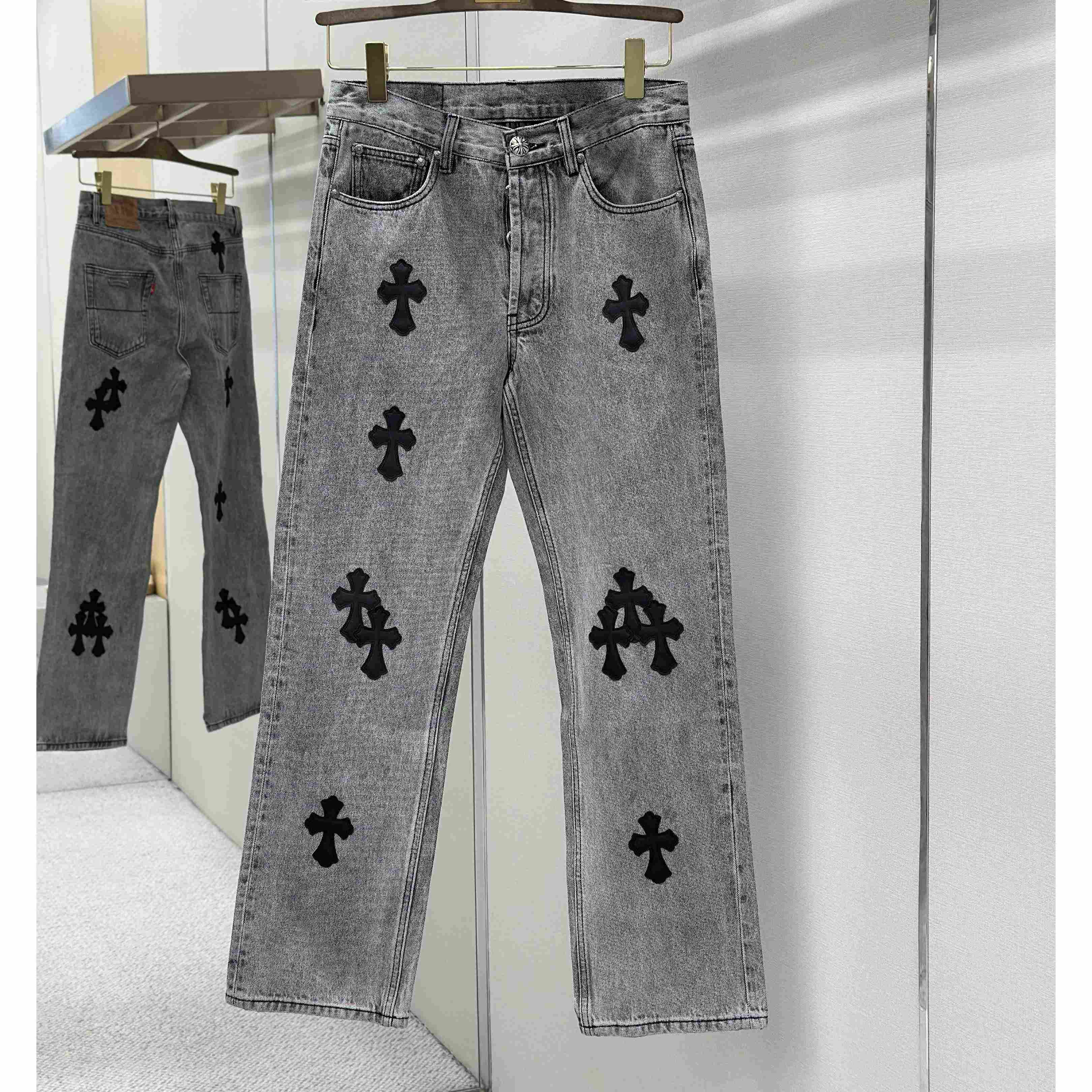 Chrome Hearts Jeans - DesignerGu