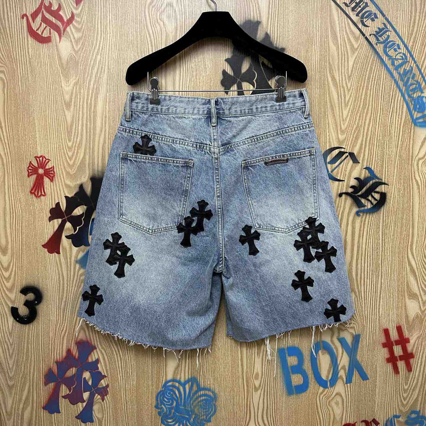 Chrome Hearts Denim Shorts - DesignerGu