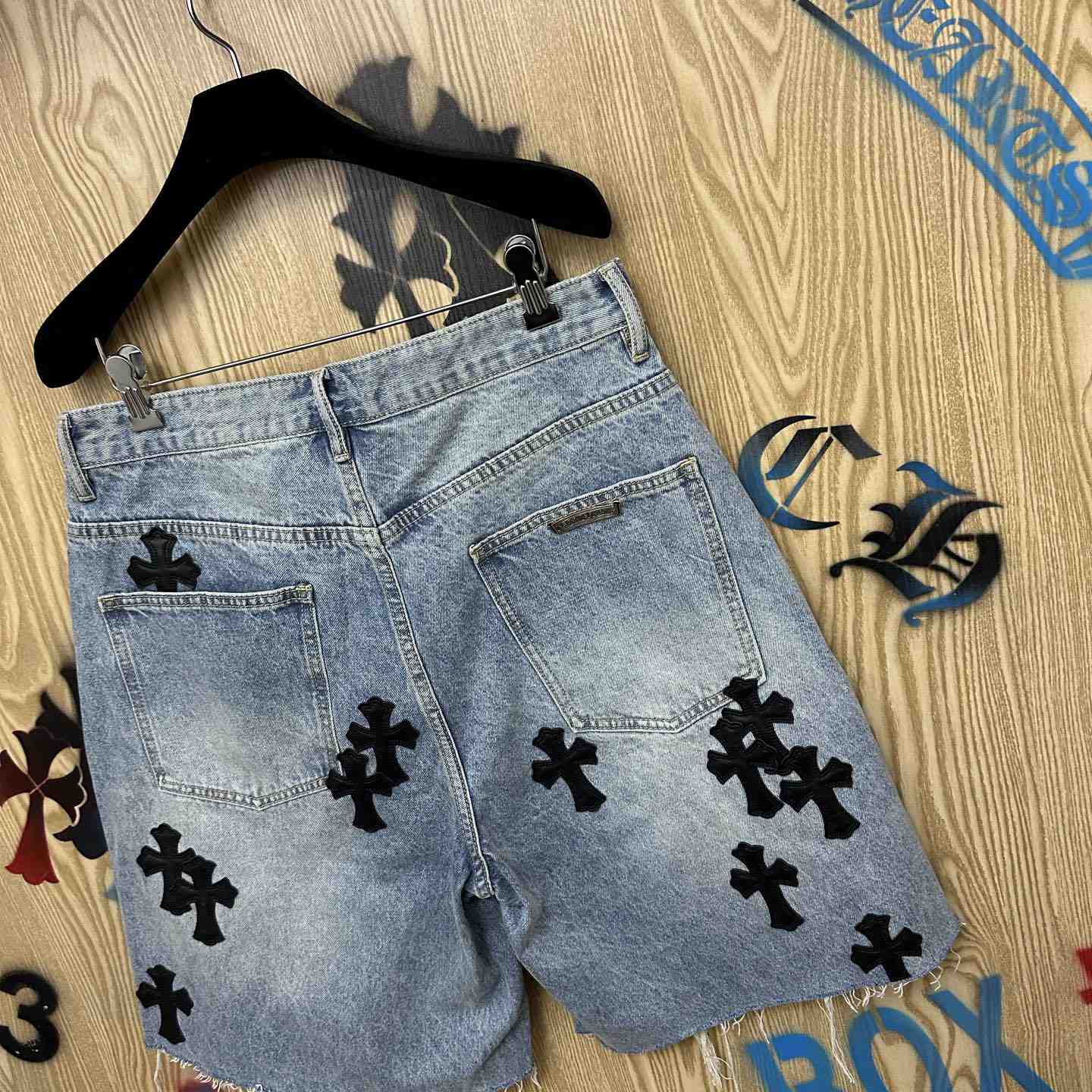 Chrome Hearts Denim Shorts - DesignerGu