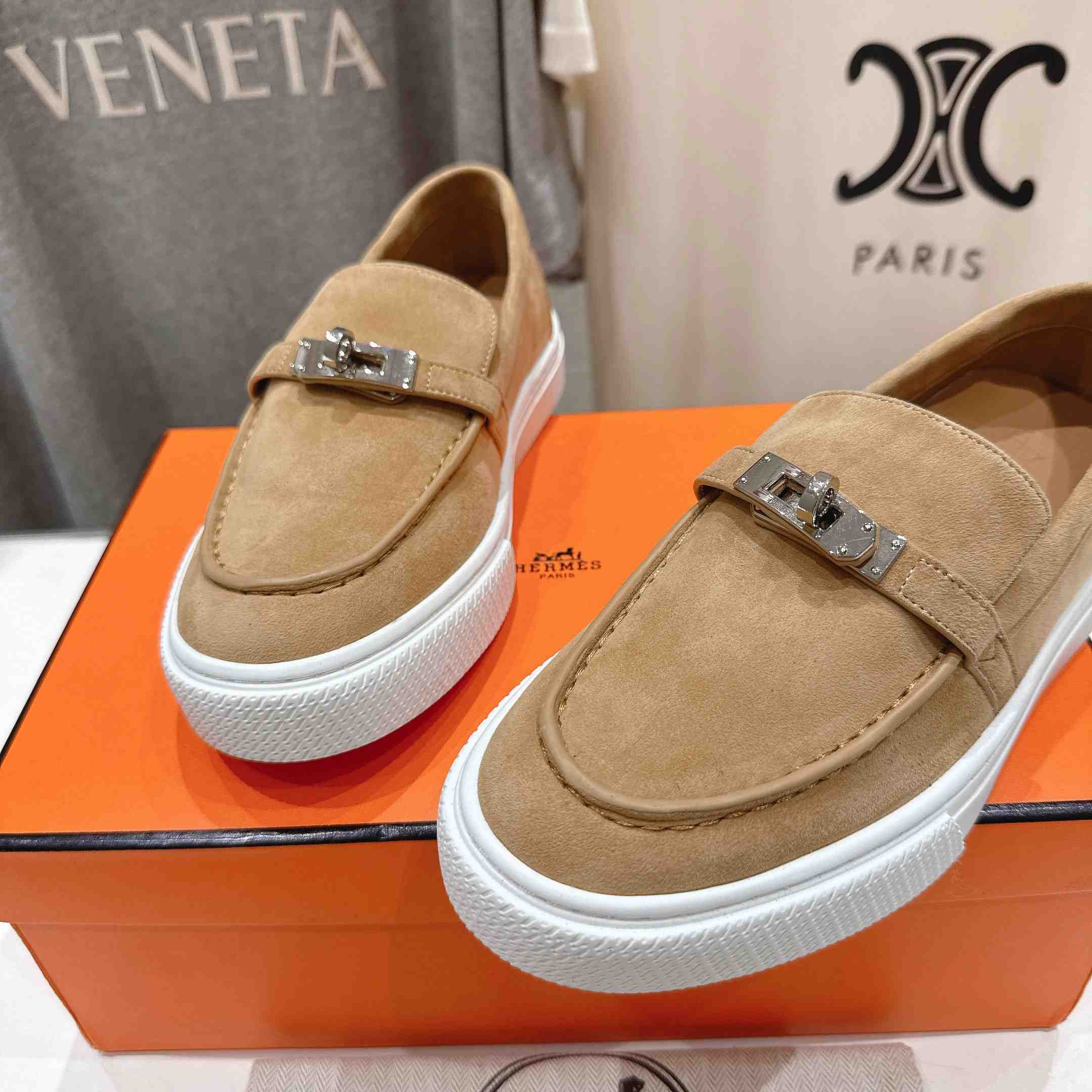 Hermes Game Slip-On Sneaker - DesignerGu