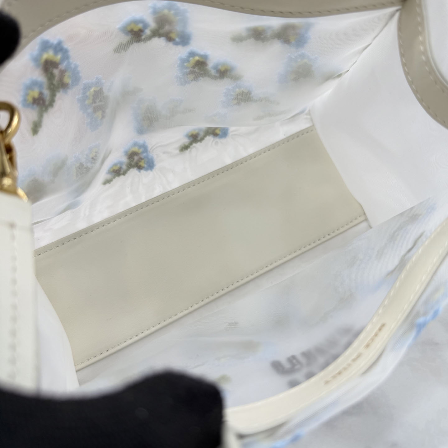 Miu Miu Embroidered Mesh Top-Handle Bag - DesignerGu