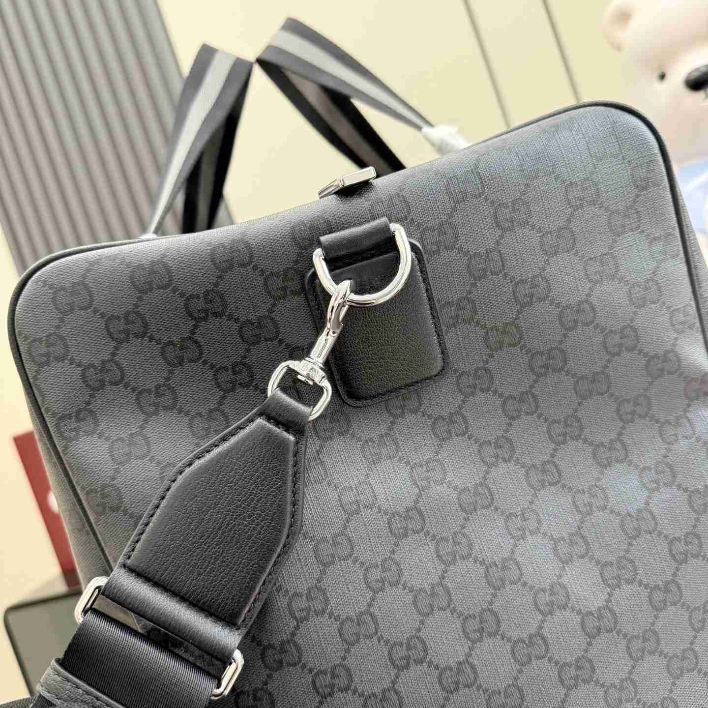 Gucci Medium Duffle Bag With Web A00BC5 - DesignerGu