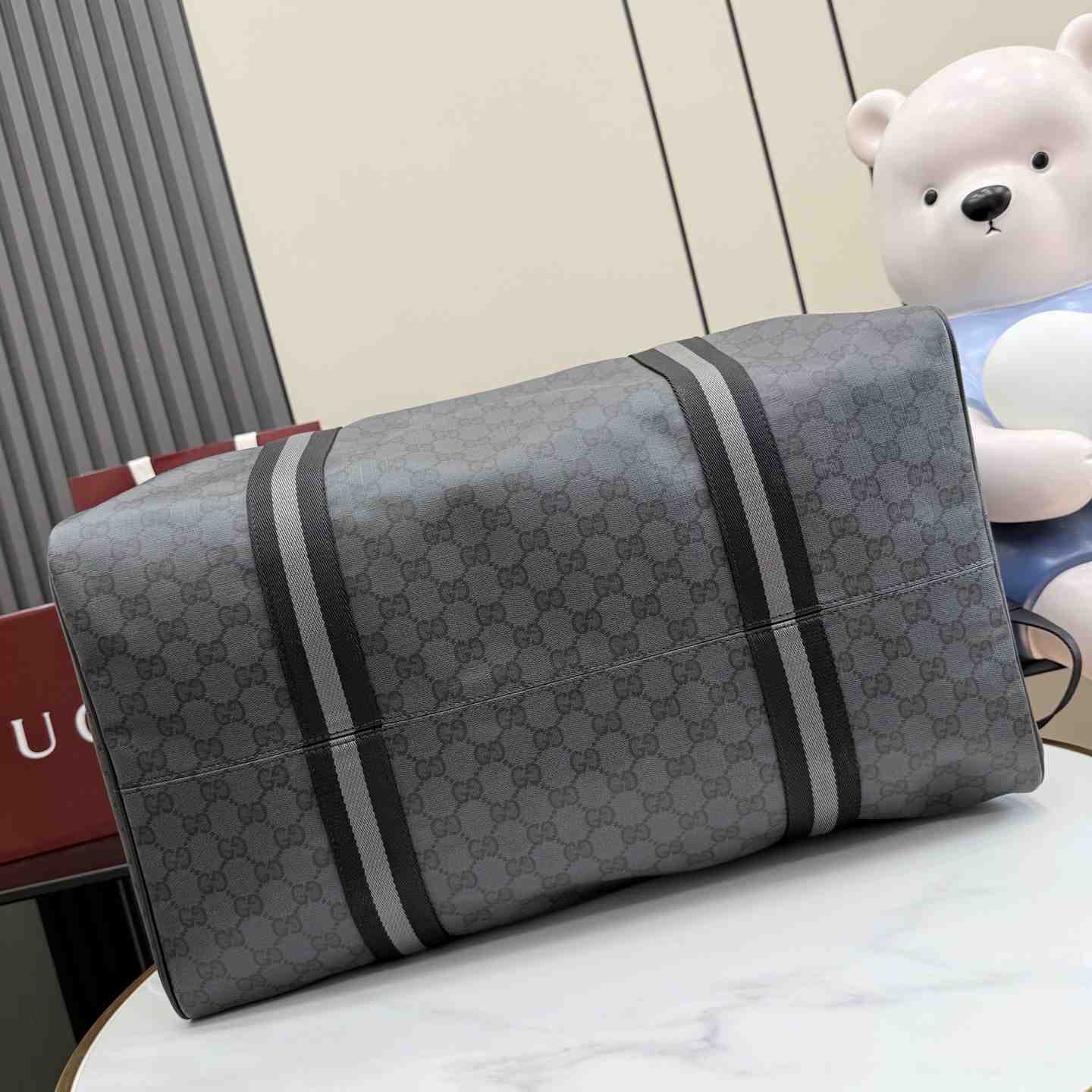 Gucci Medium Duffle Bag With Web A00BC5 - DesignerGu