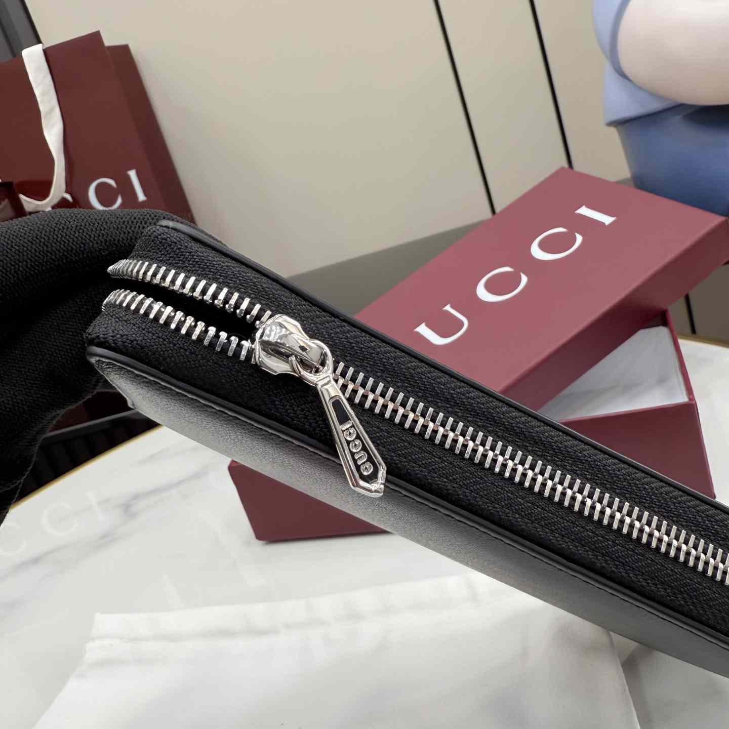 Gucci Lira Zip Around Wallet 867318 - DesignerGu