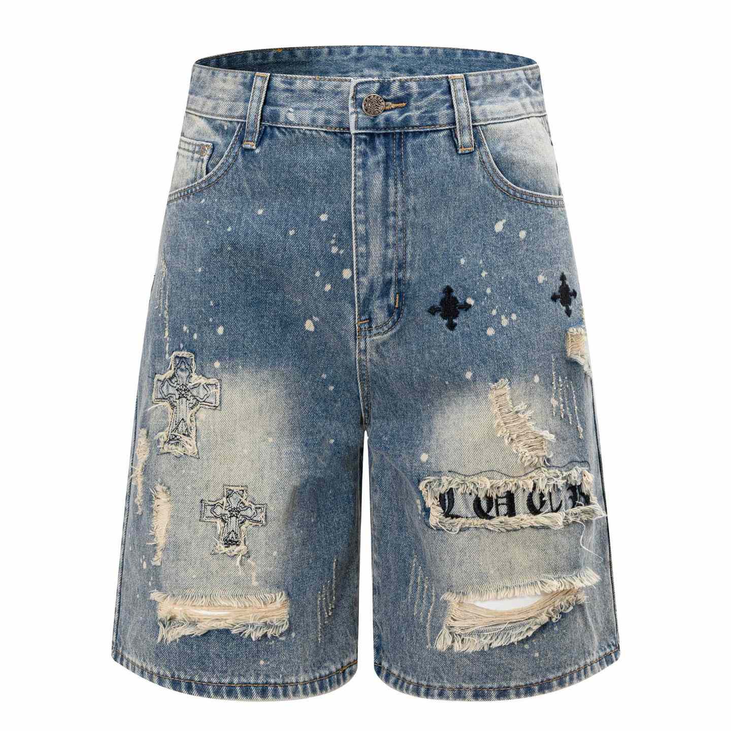 Chrome Hearts Denim Shorts - DesignerGu