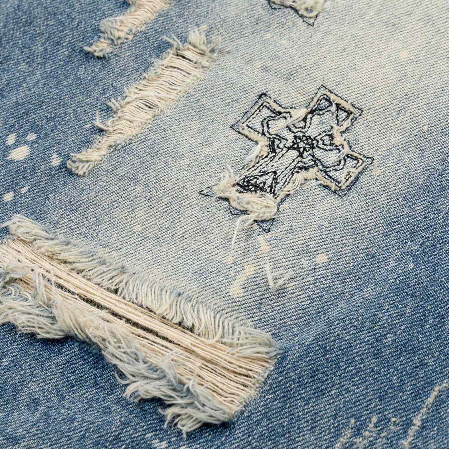 Chrome Hearts Denim Shorts - DesignerGu