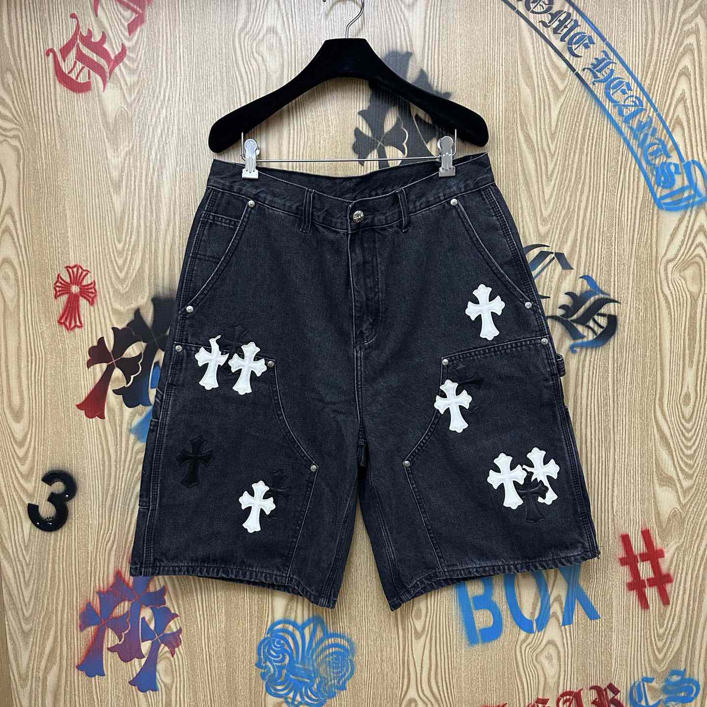 Chrome Hearts Denim Shorts - DesignerGu