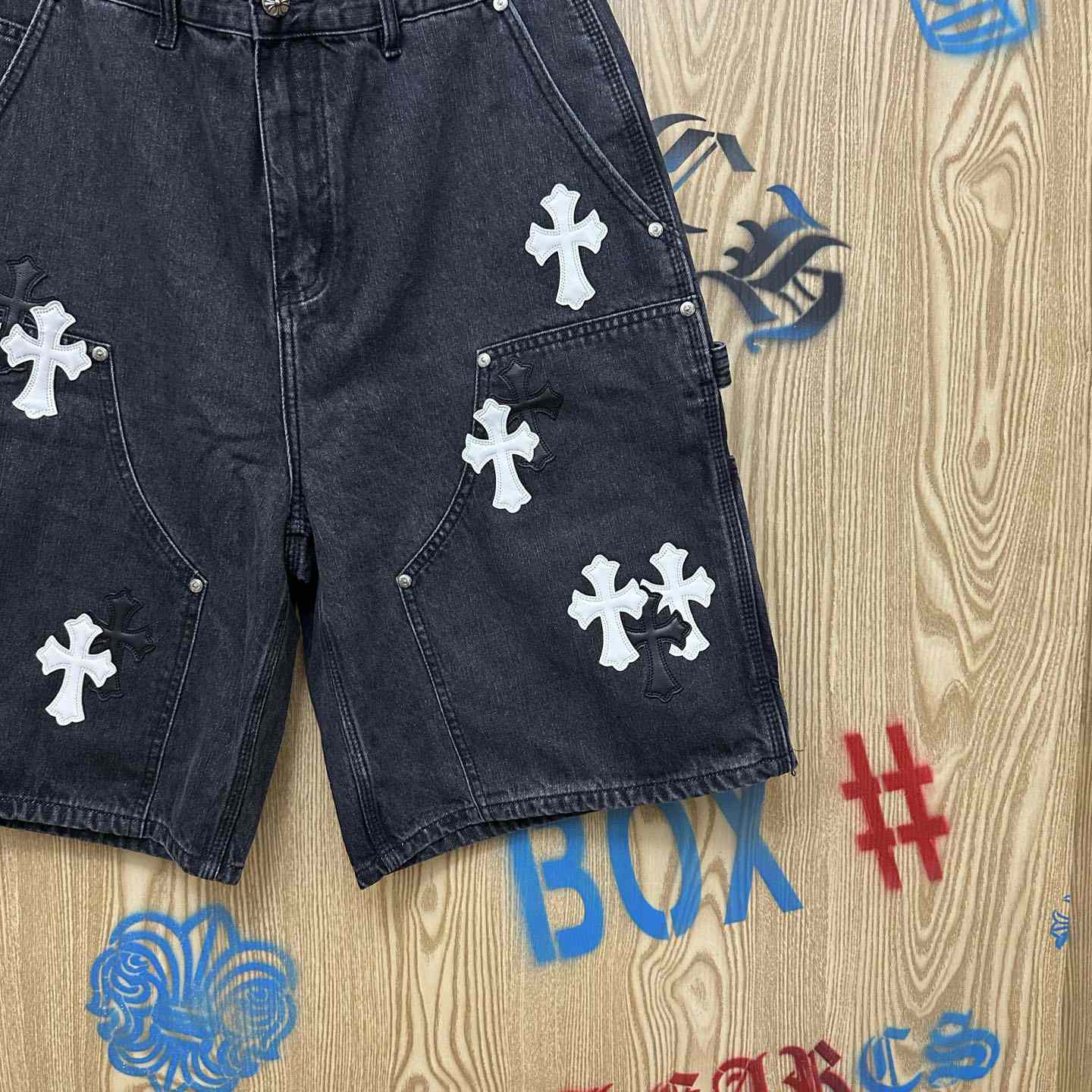 Chrome Hearts Denim Shorts - DesignerGu