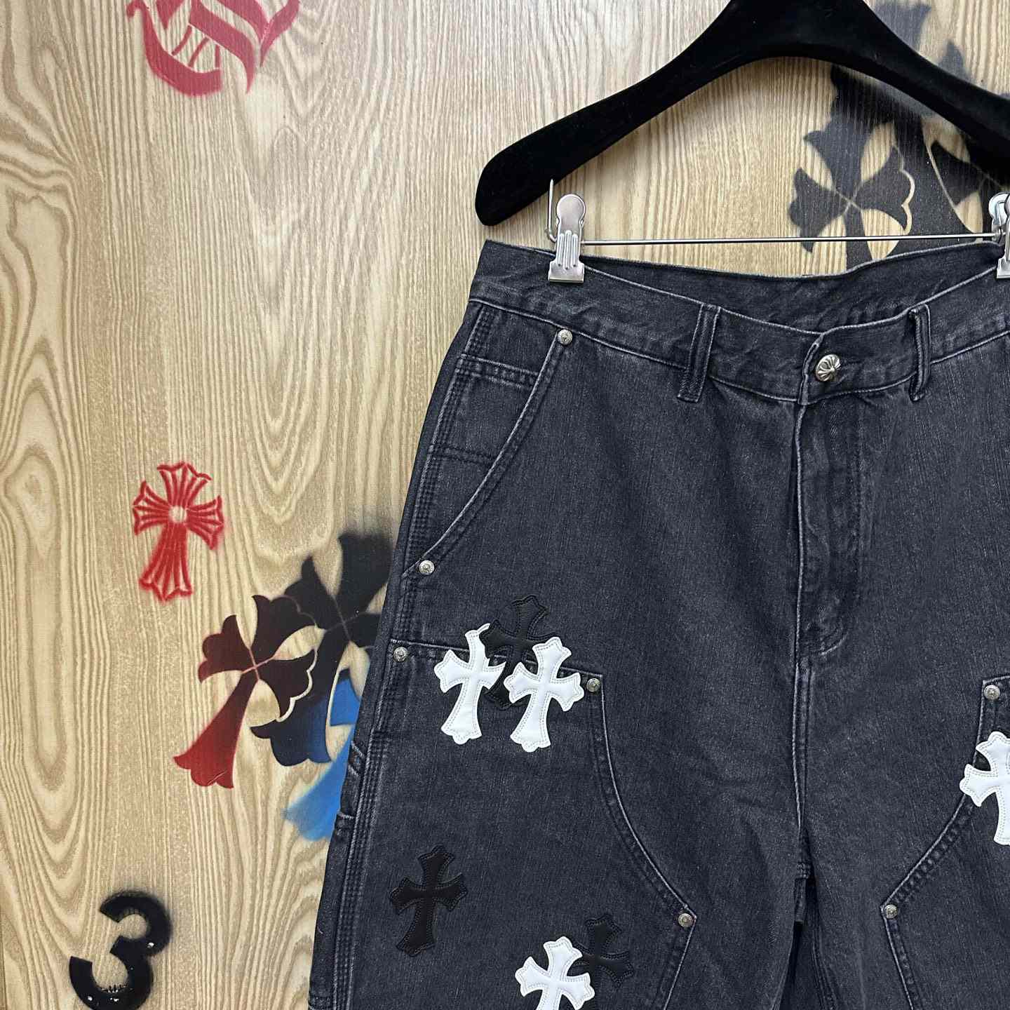 Chrome Hearts Denim Shorts - DesignerGu