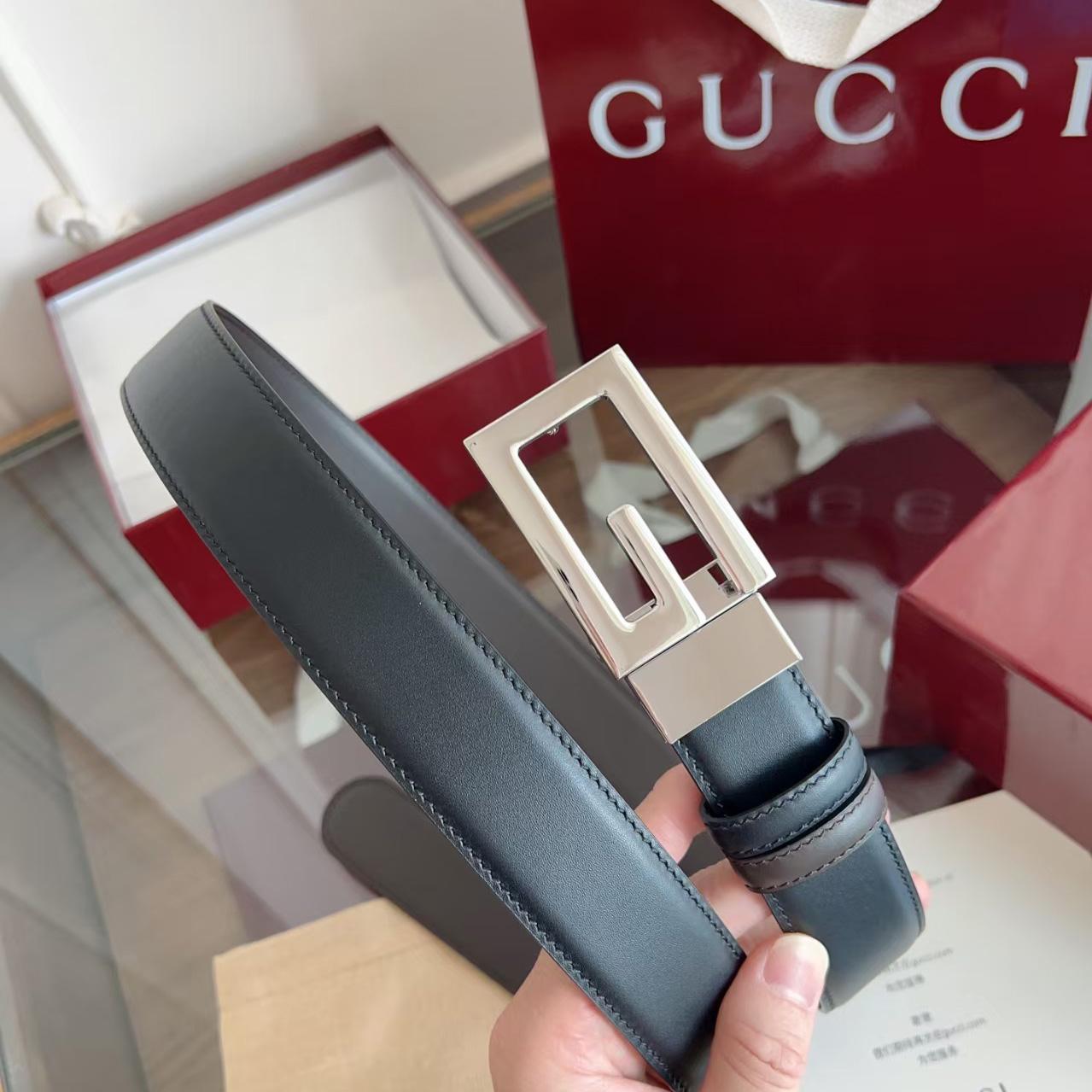Gucci Reversible Belt With Square G Buckle - DesignerGu