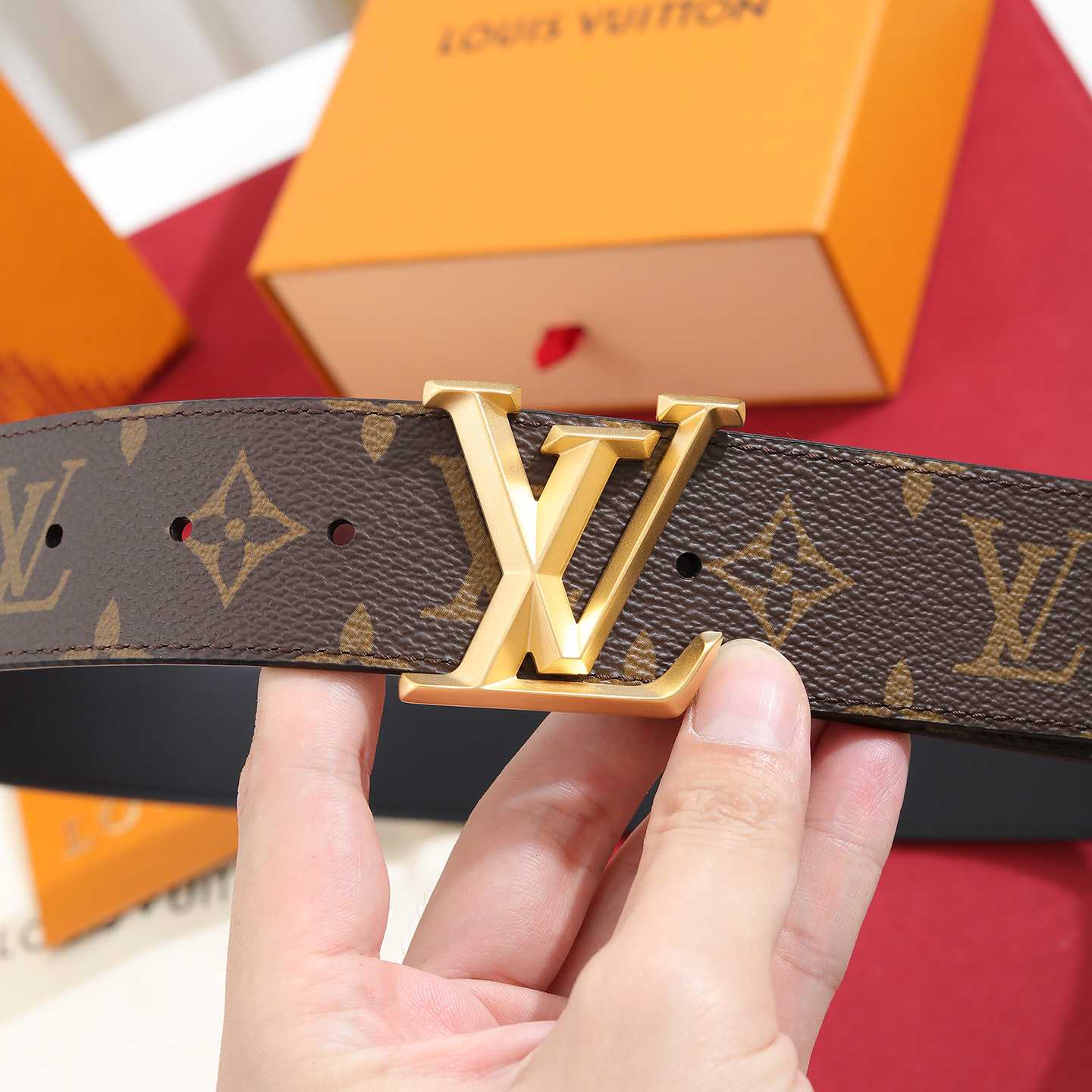 Louis Vuitton LV Pyramide 40mm Belt - DesignerGu