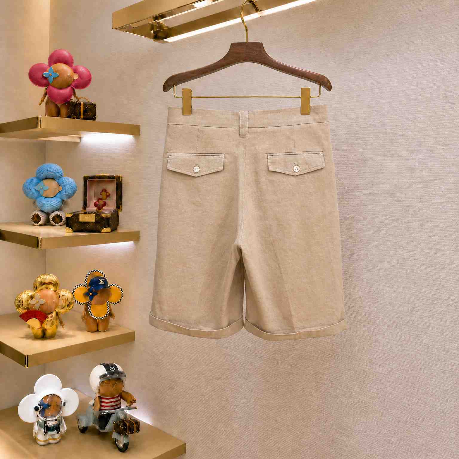 Loro Piana Linen Shorts - DesignerGu