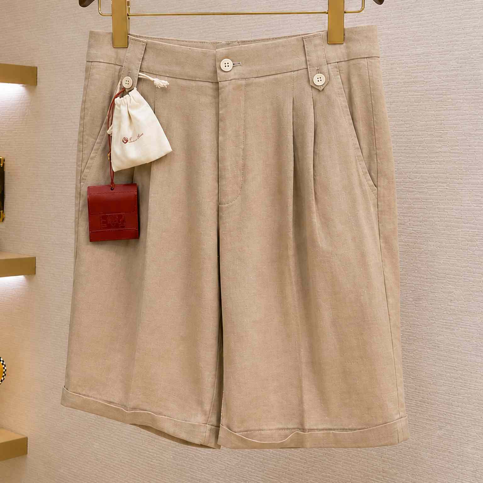Loro Piana Linen Shorts - DesignerGu