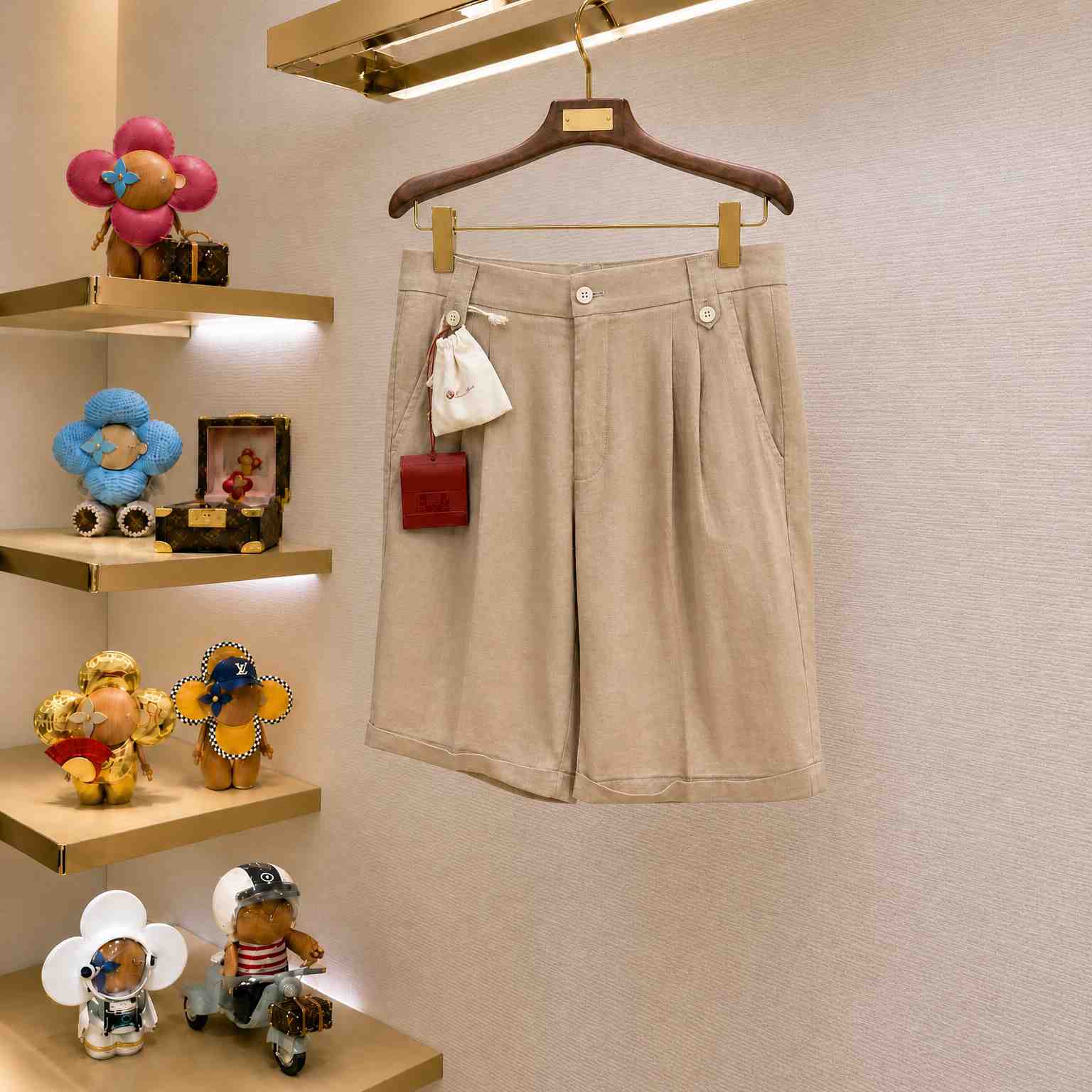 Loro Piana Linen Shorts - DesignerGu