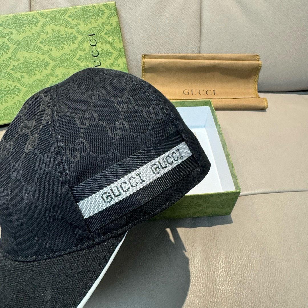 Gucci GG Cotton Canvas Baseball Hat - DesignerGu