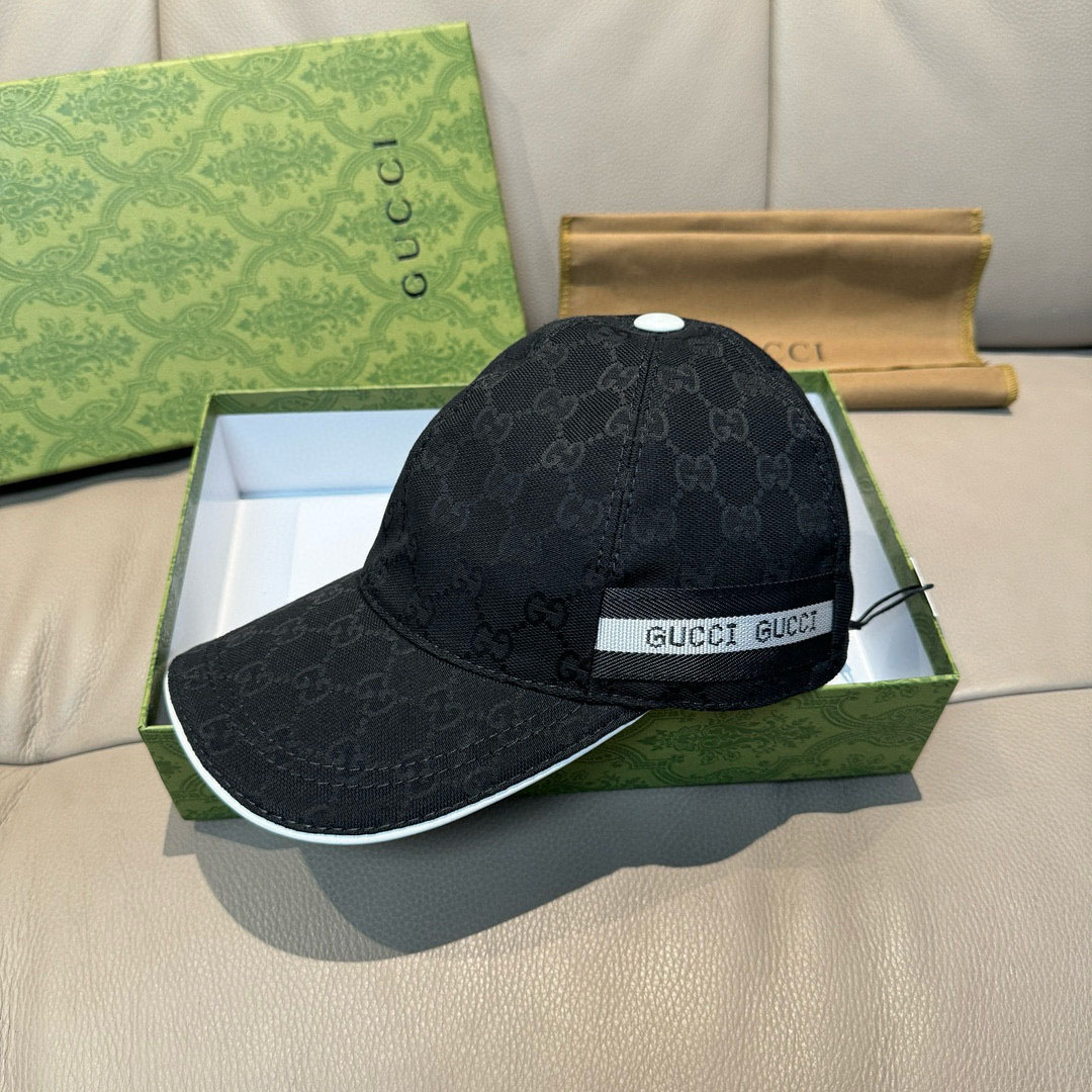 Gucci GG Cotton Canvas Baseball Hat - DesignerGu