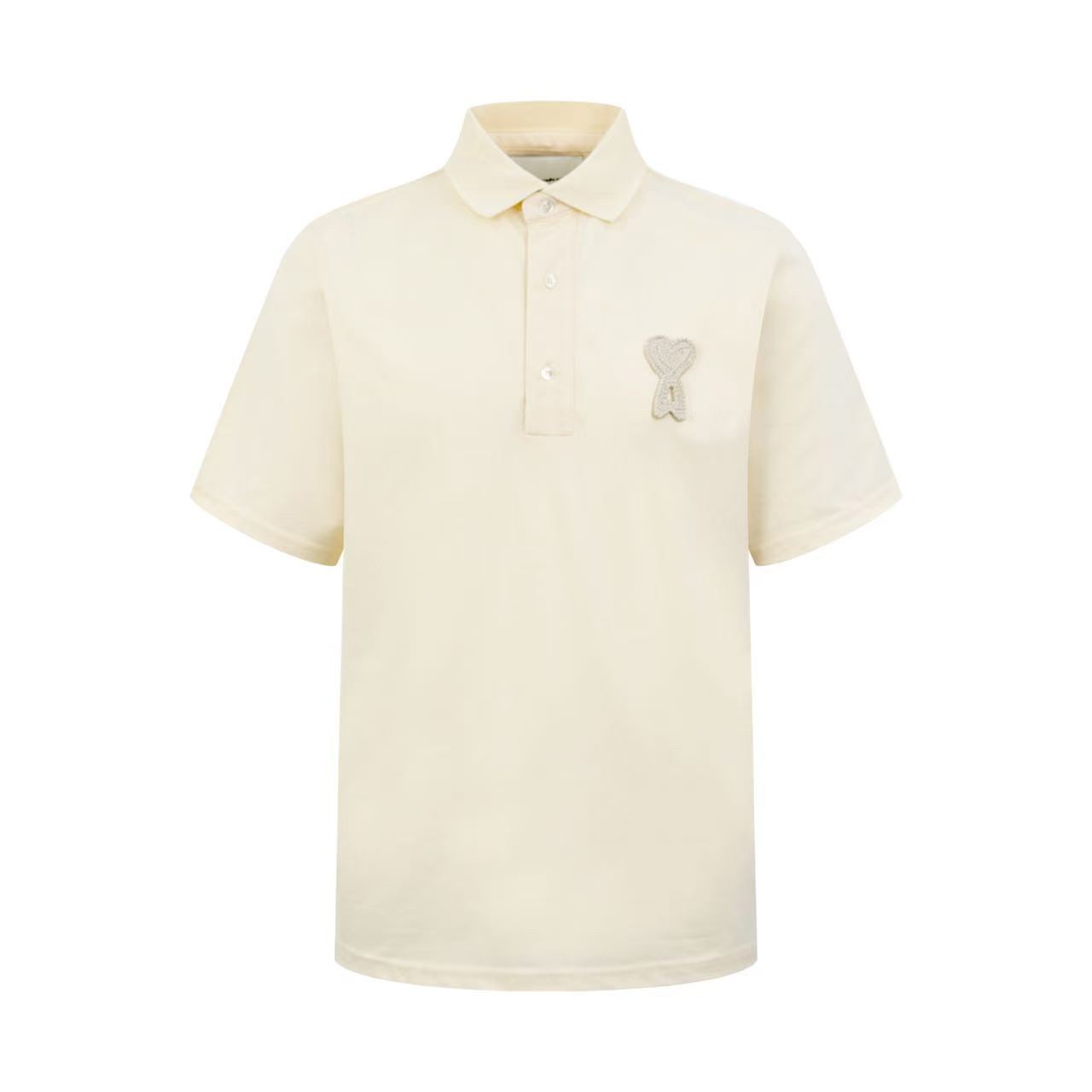 AMI Paris Ami De Coeur Relaxed Polo Shirt - DesignerGu