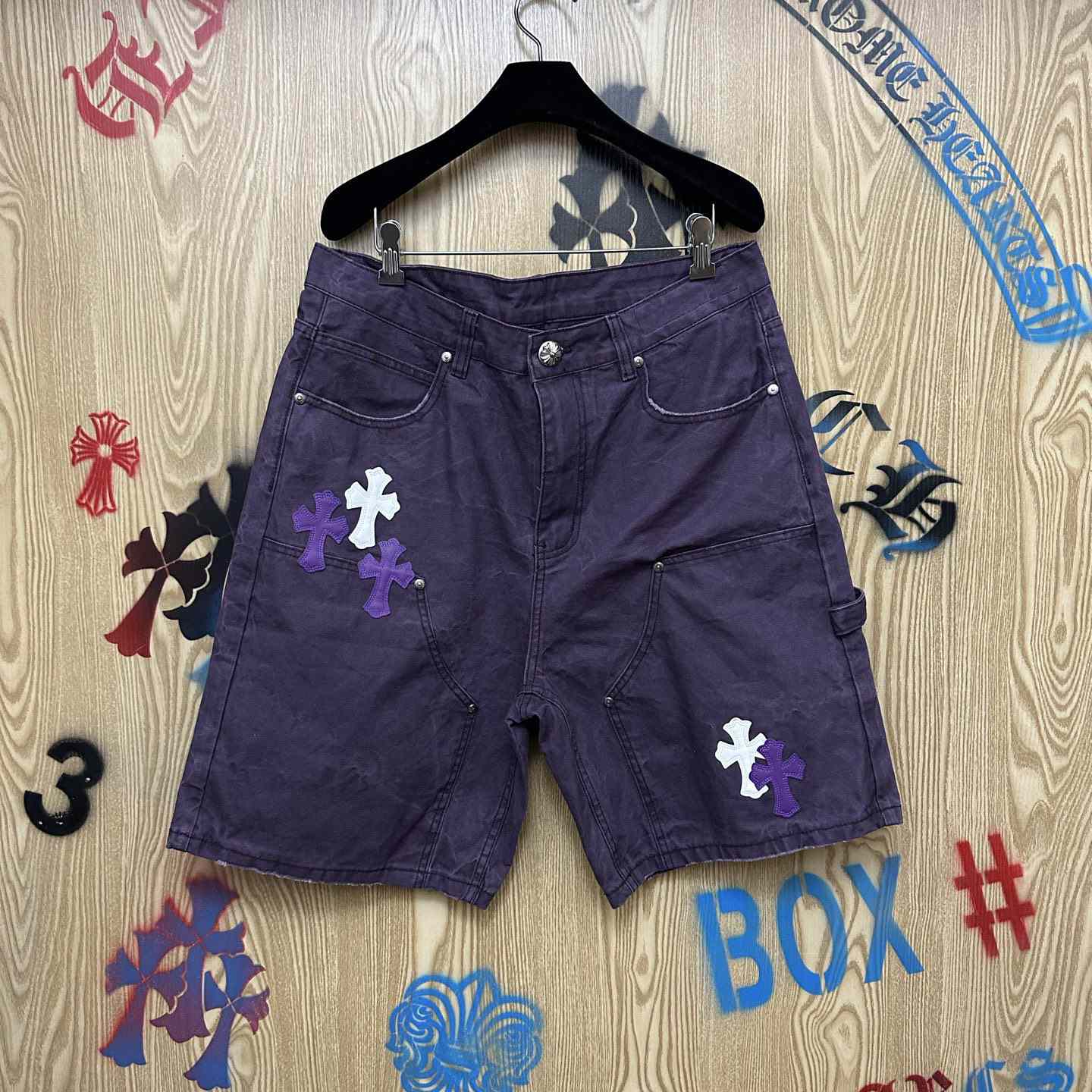 Chrome Hearts Denim Shorts - DesignerGu