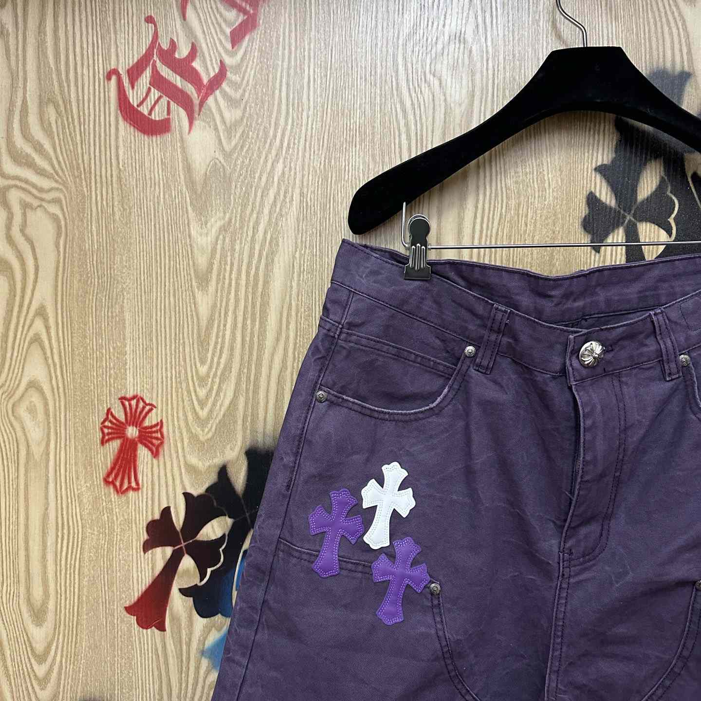Chrome Hearts Denim Shorts - DesignerGu