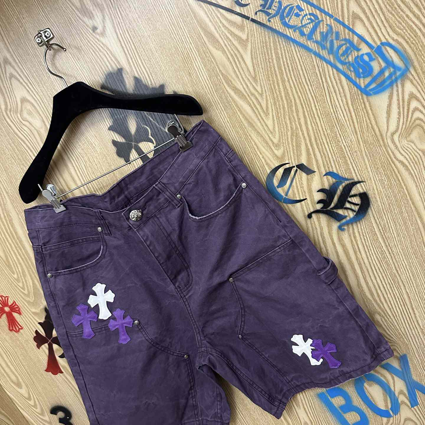 Chrome Hearts Denim Shorts - DesignerGu