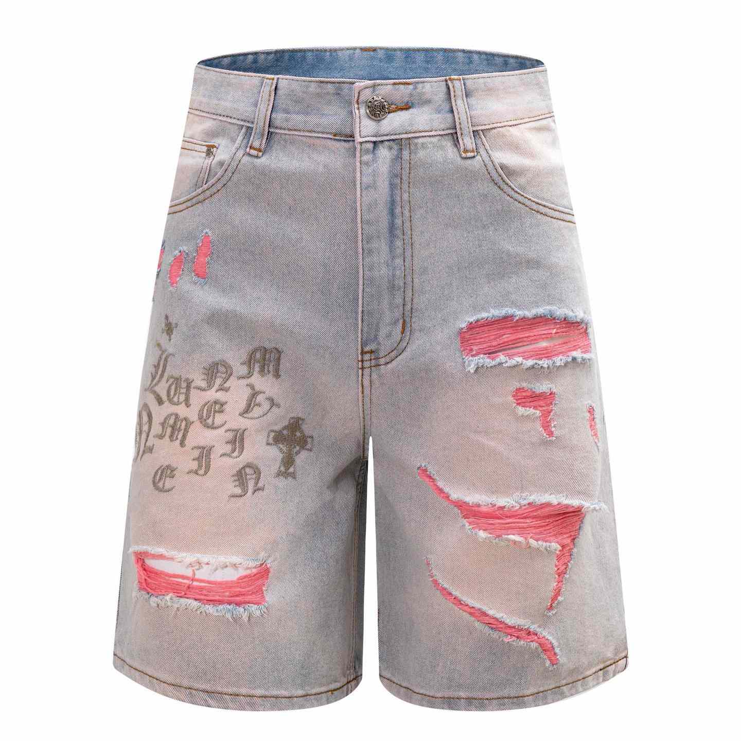 Chrome Hearts Denim Shorts - DesignerGu