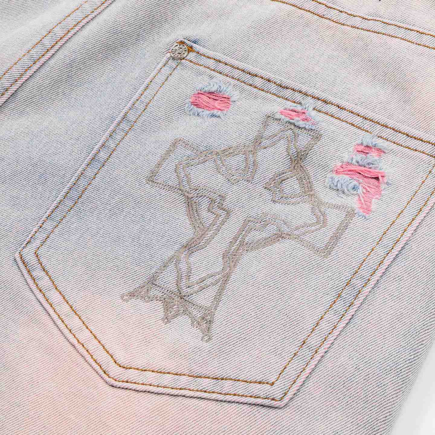 Chrome Hearts Denim Shorts - DesignerGu