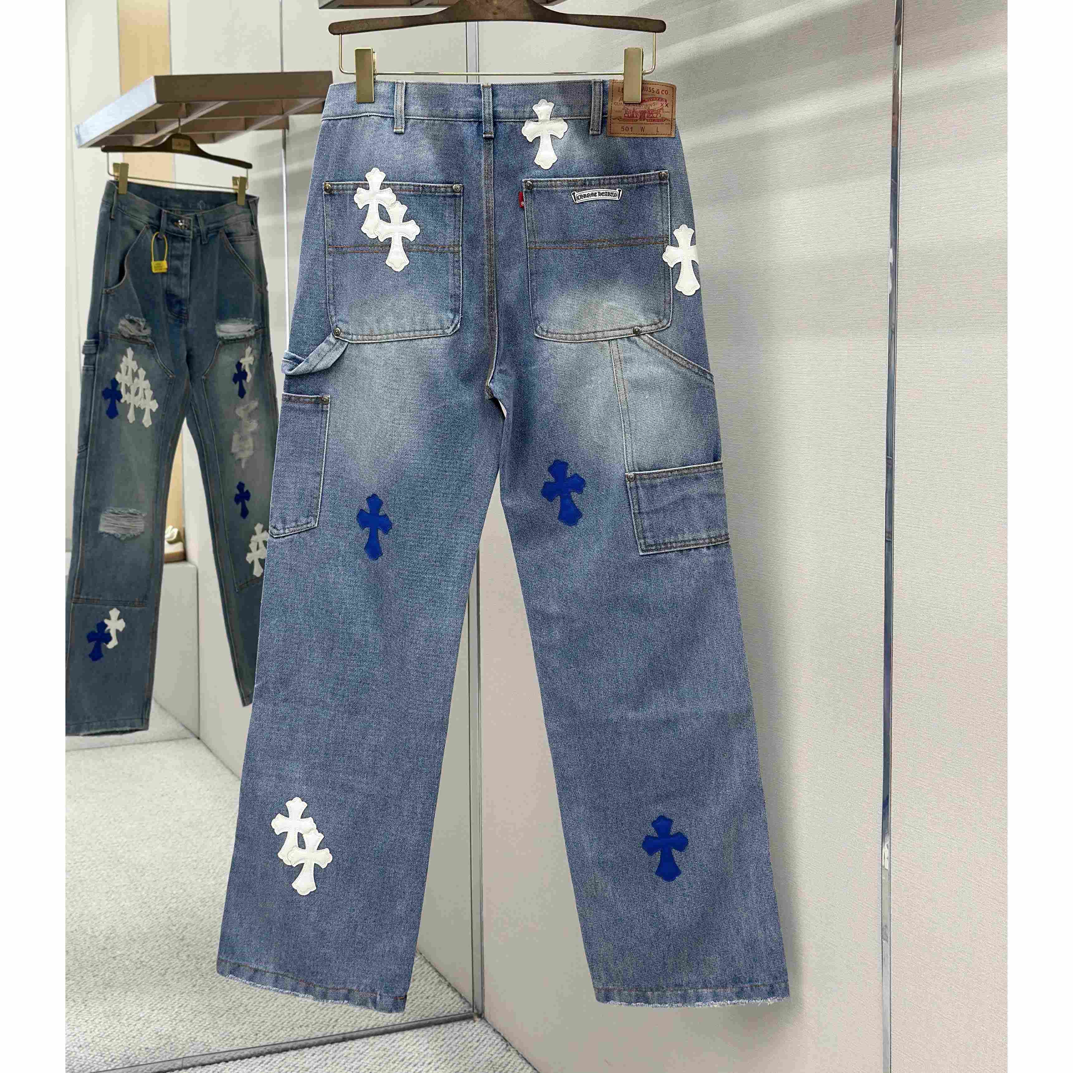 Chrome Hearts Jeans - DesignerGu