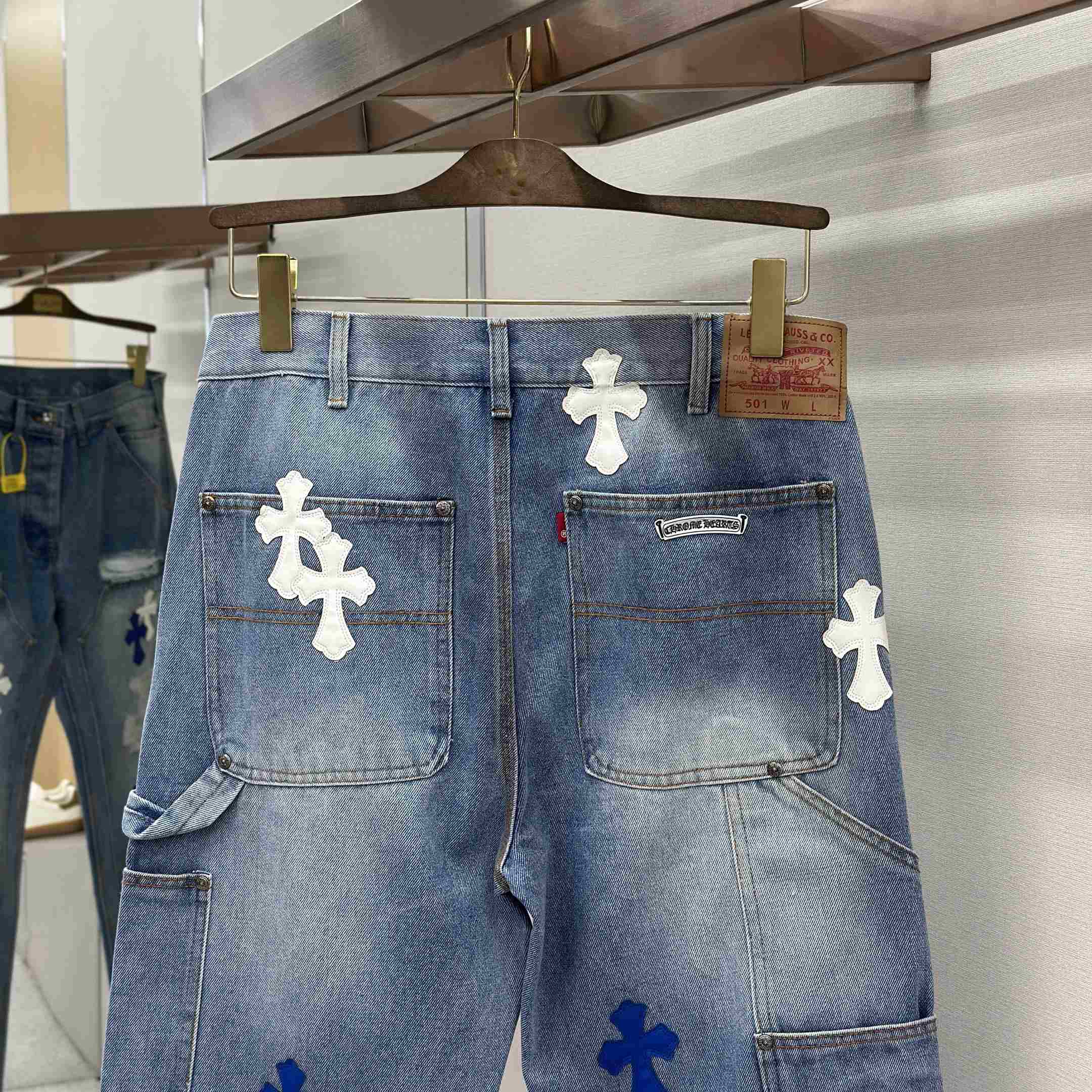 Chrome Hearts Jeans - DesignerGu