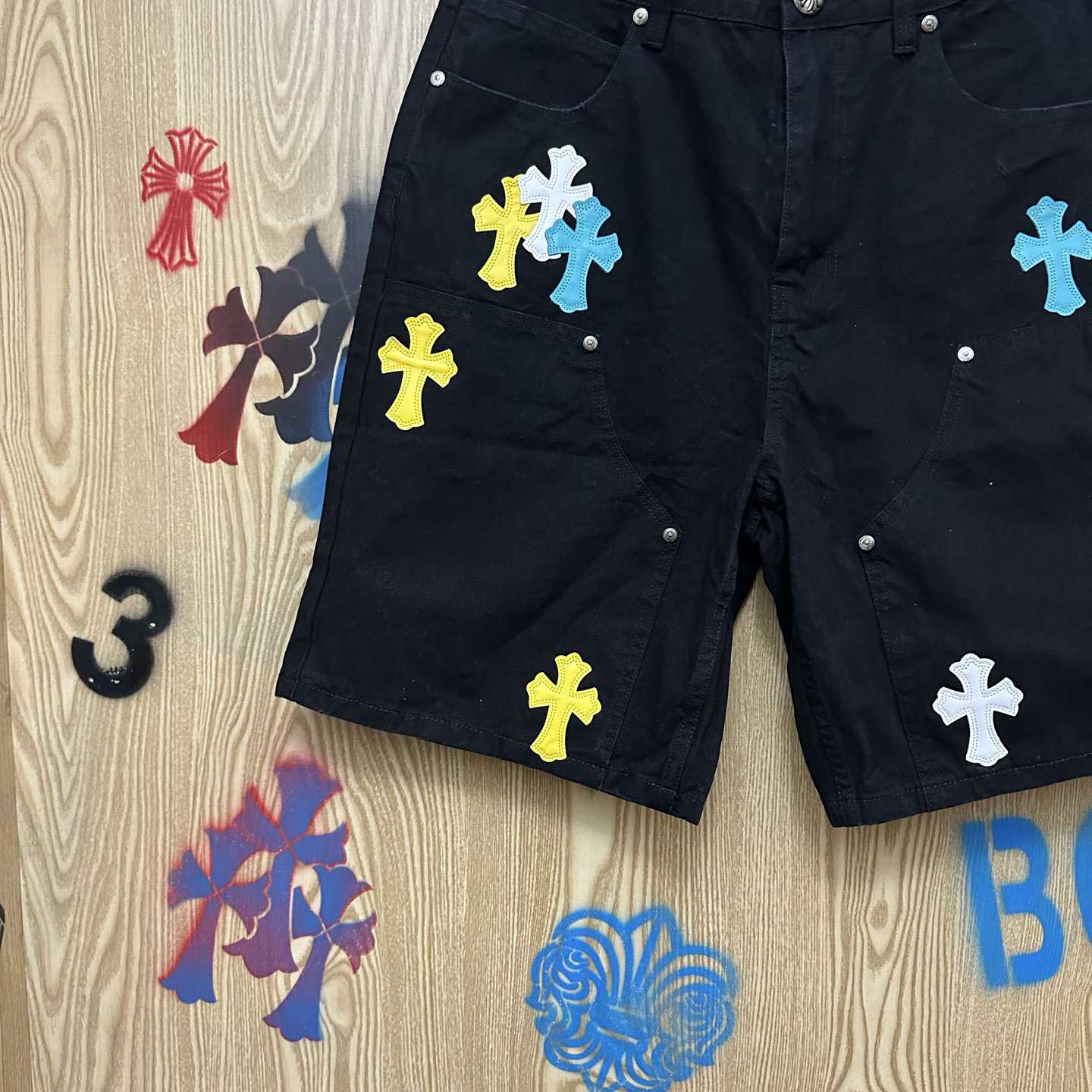 Chrome Hearts Denim Shorts - DesignerGu