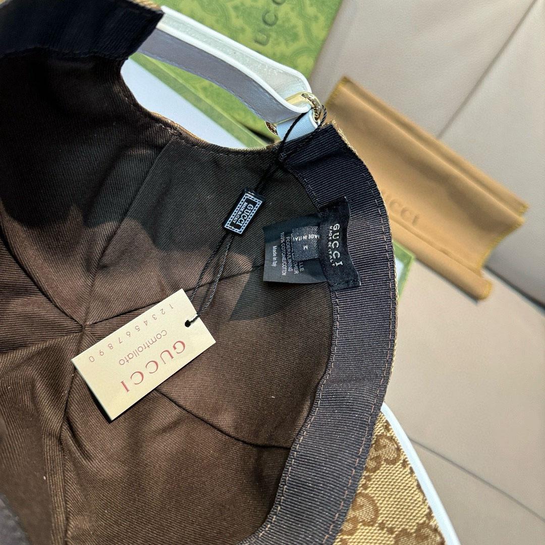 Gucci GG Cotton Canvas Baseball Hat - DesignerGu