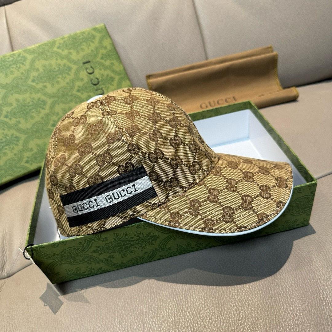 Gucci GG Cotton Canvas Baseball Hat - DesignerGu