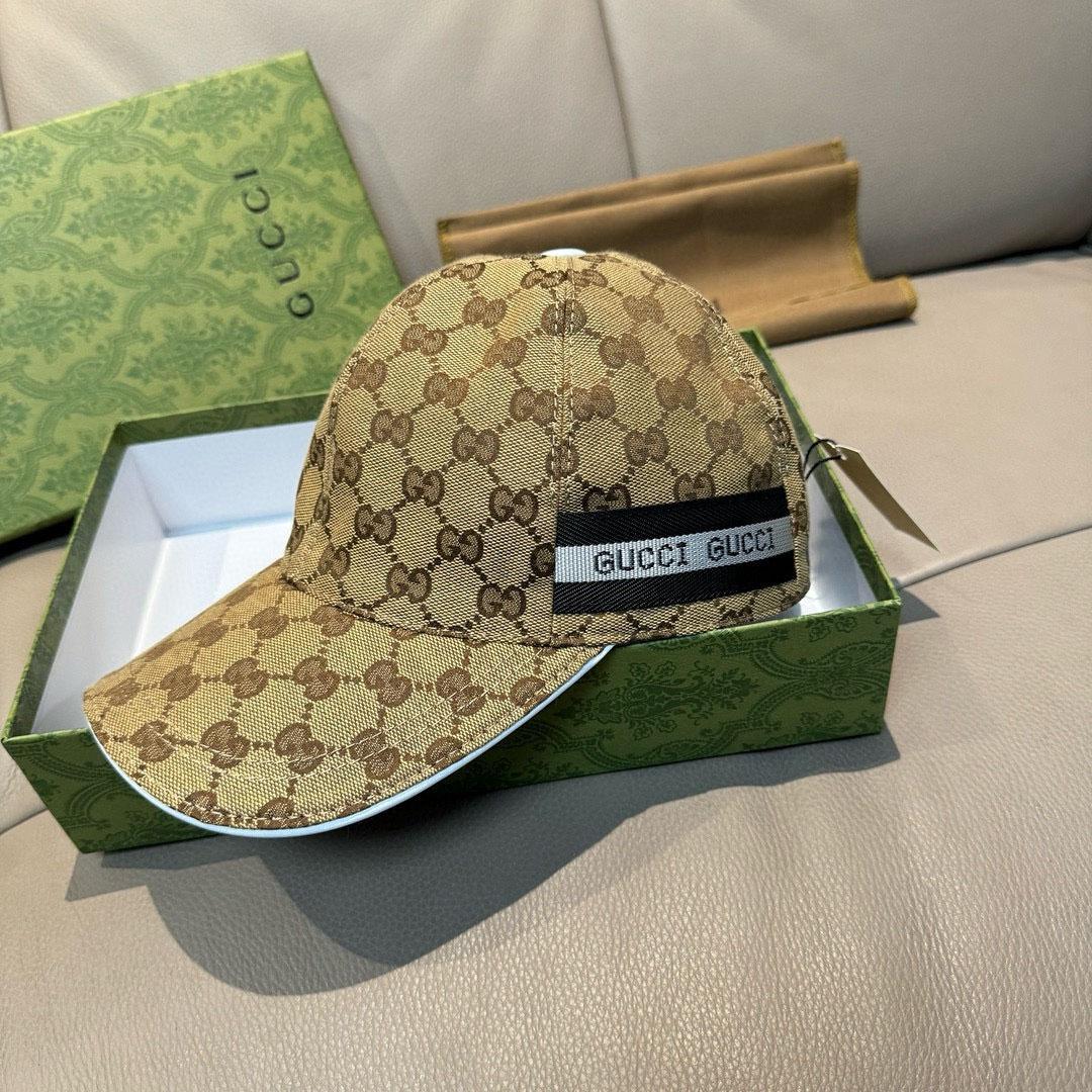 Gucci GG Cotton Canvas Baseball Hat - DesignerGu
